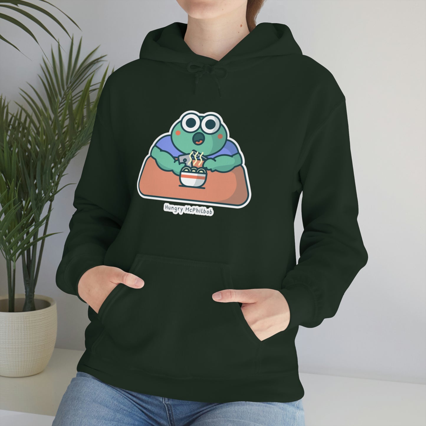 Hungry McPhilbob Unisex Heavy Blend™ Hooded Sweatshirt