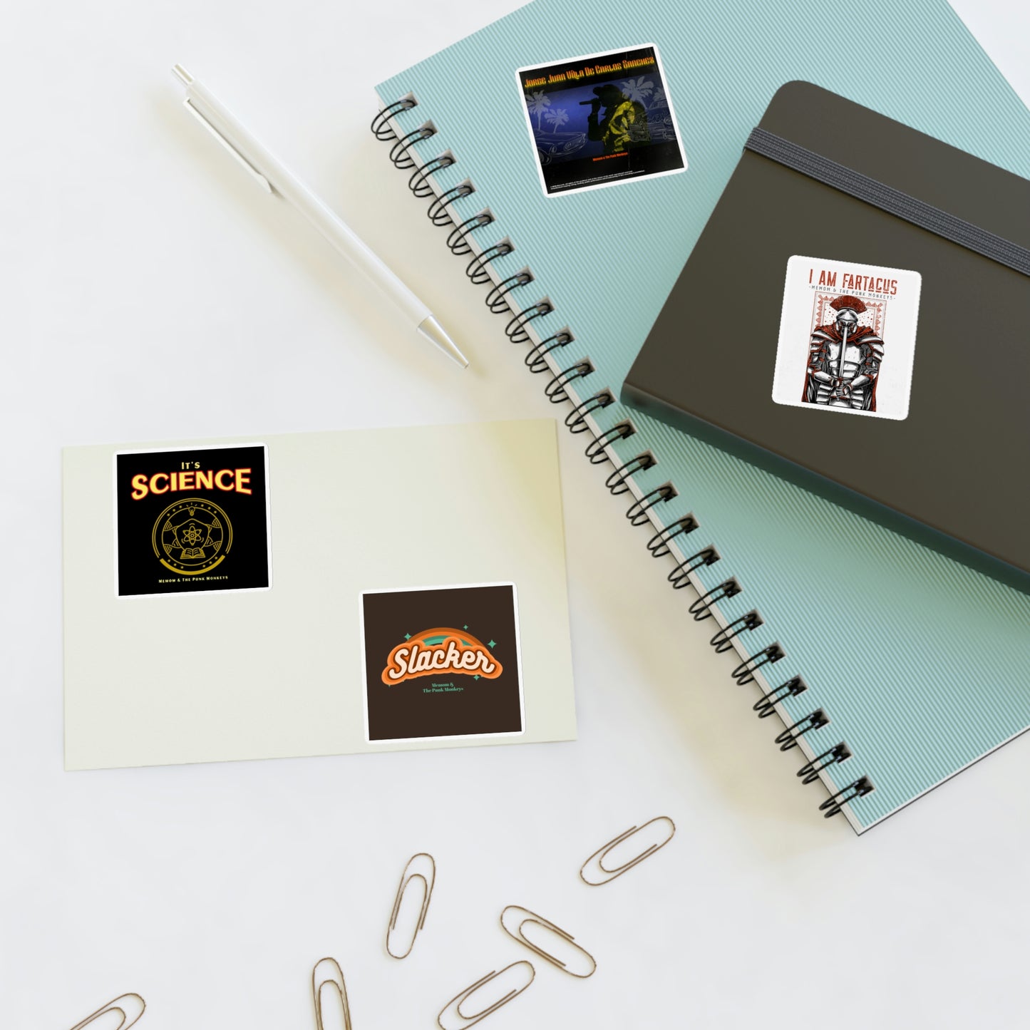 Memom & The Punk Monkeys Sticker Sheets Vol. 4
