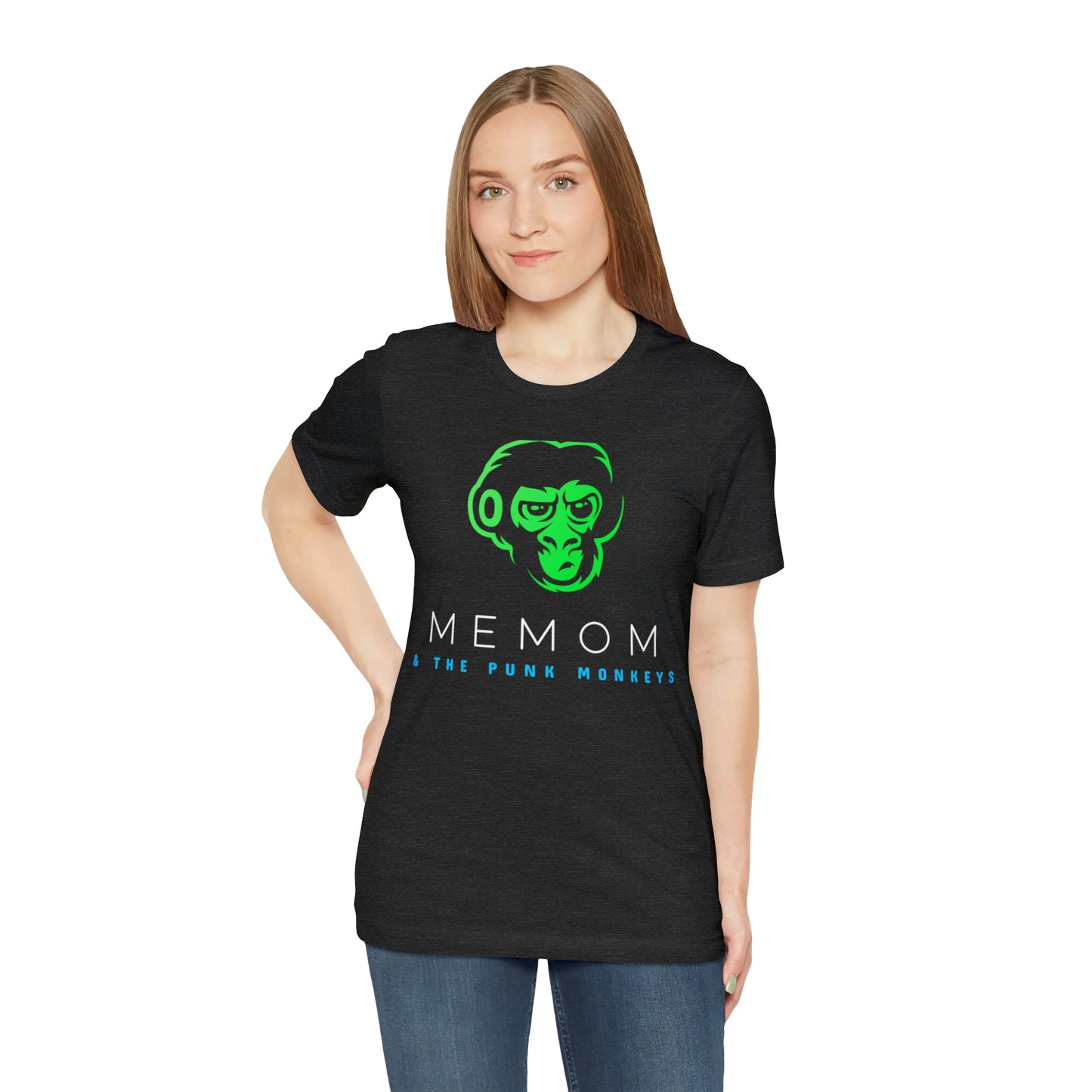 Memom and the Punk Monkeys Logo Unisex Jersey Short Sleeve Tee