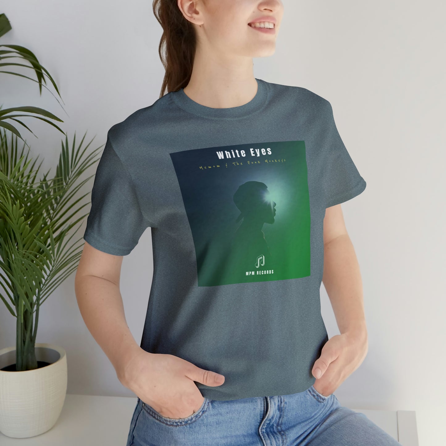 White Eyes Unisex Jersey Short Sleeve Tee