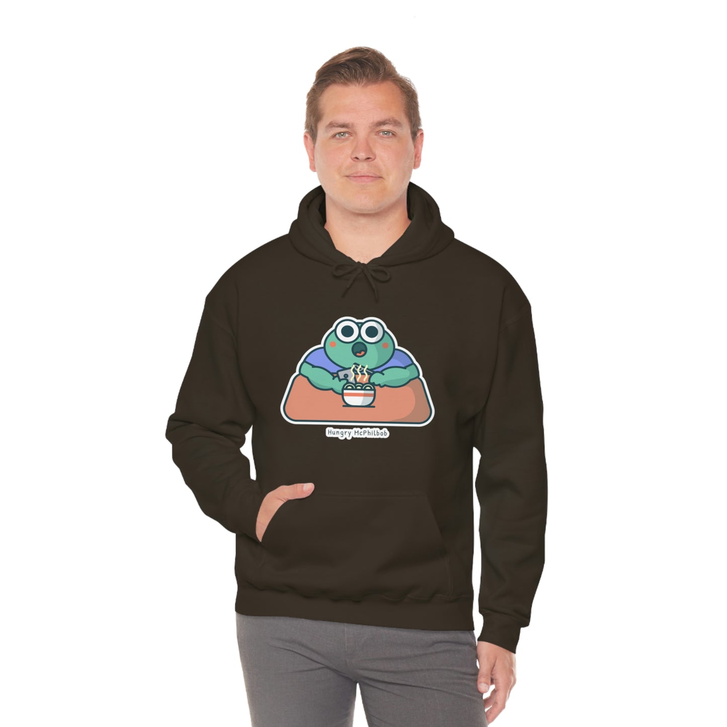 Hungry McPhilbob Unisex Heavy Blend™ Hooded Sweatshirt