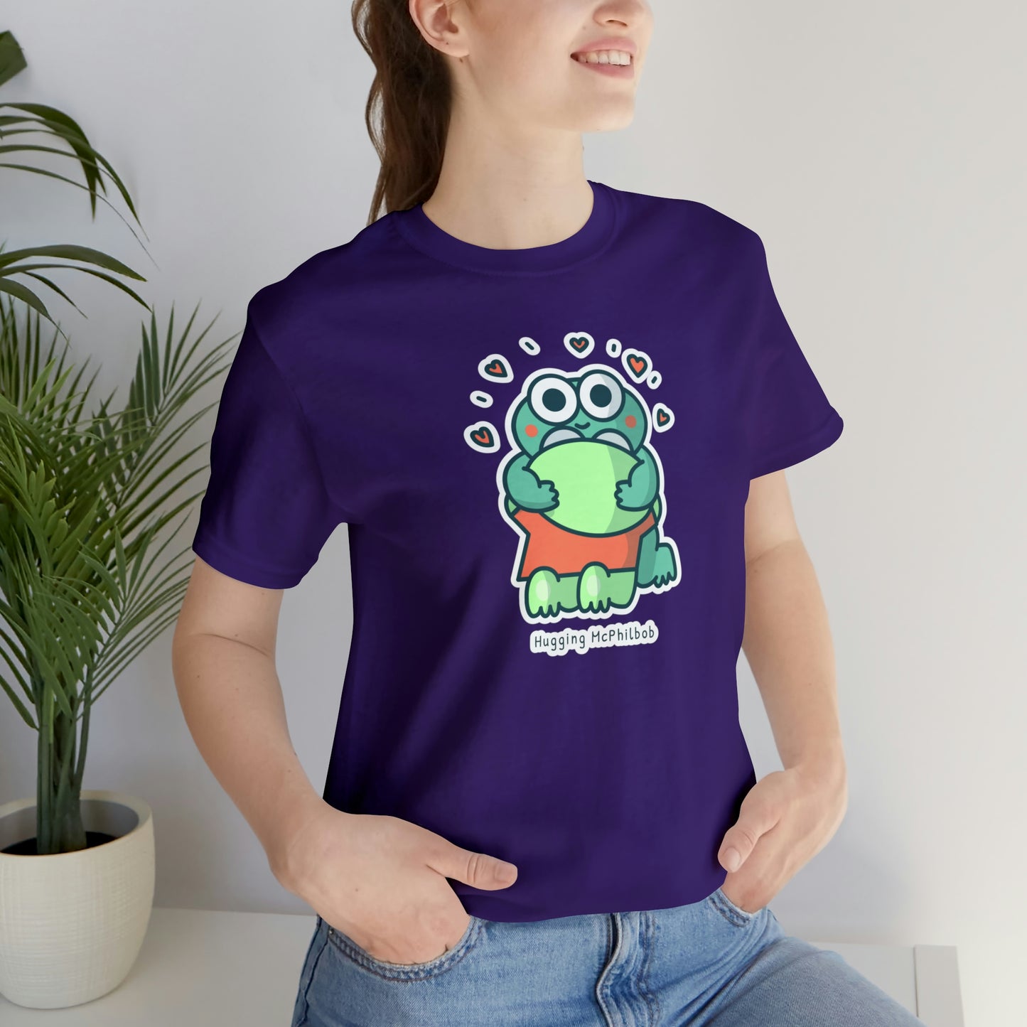 Hugging McPhilbob Unisex Jersey Short Sleeve Tee