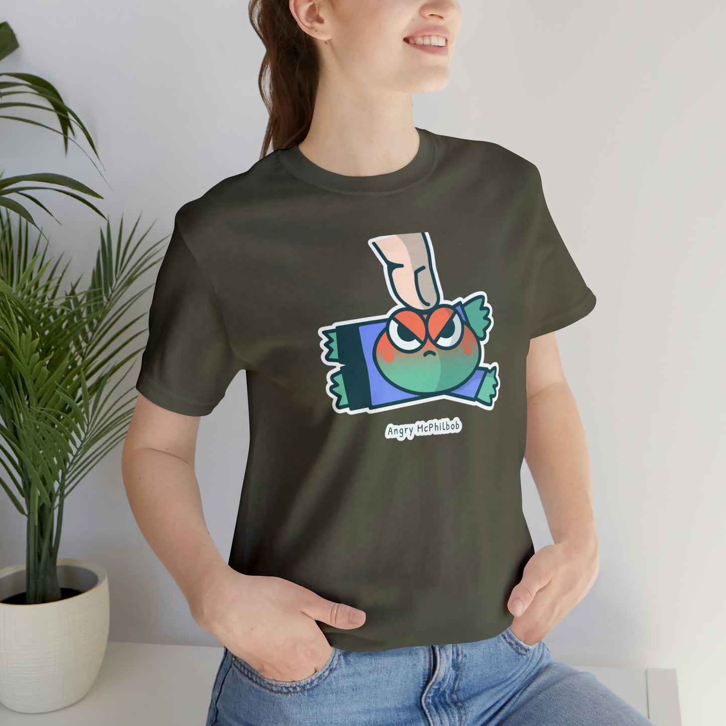 Angry McPhilbob Unisex Jersey Short Sleeve Tee