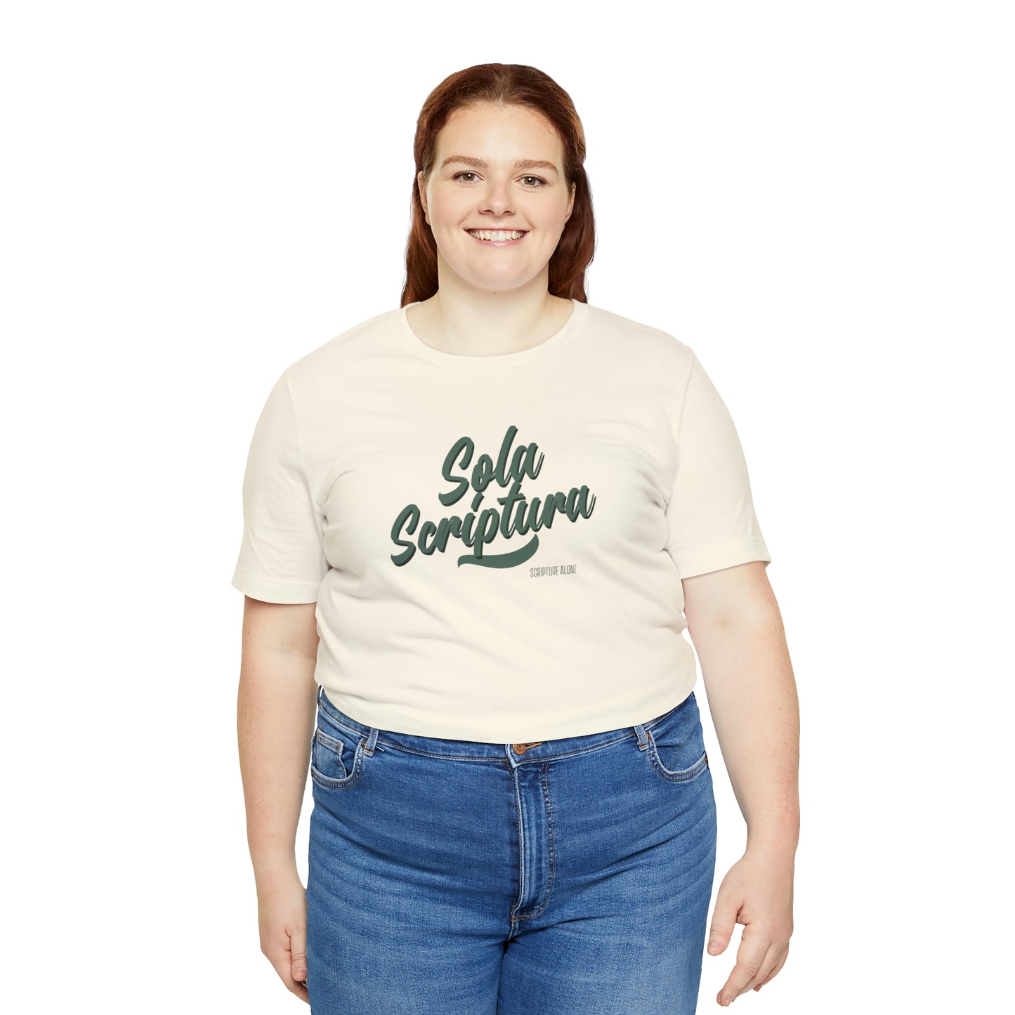 Sola Scriptura Unisex Jersey Short Sleeve Tee