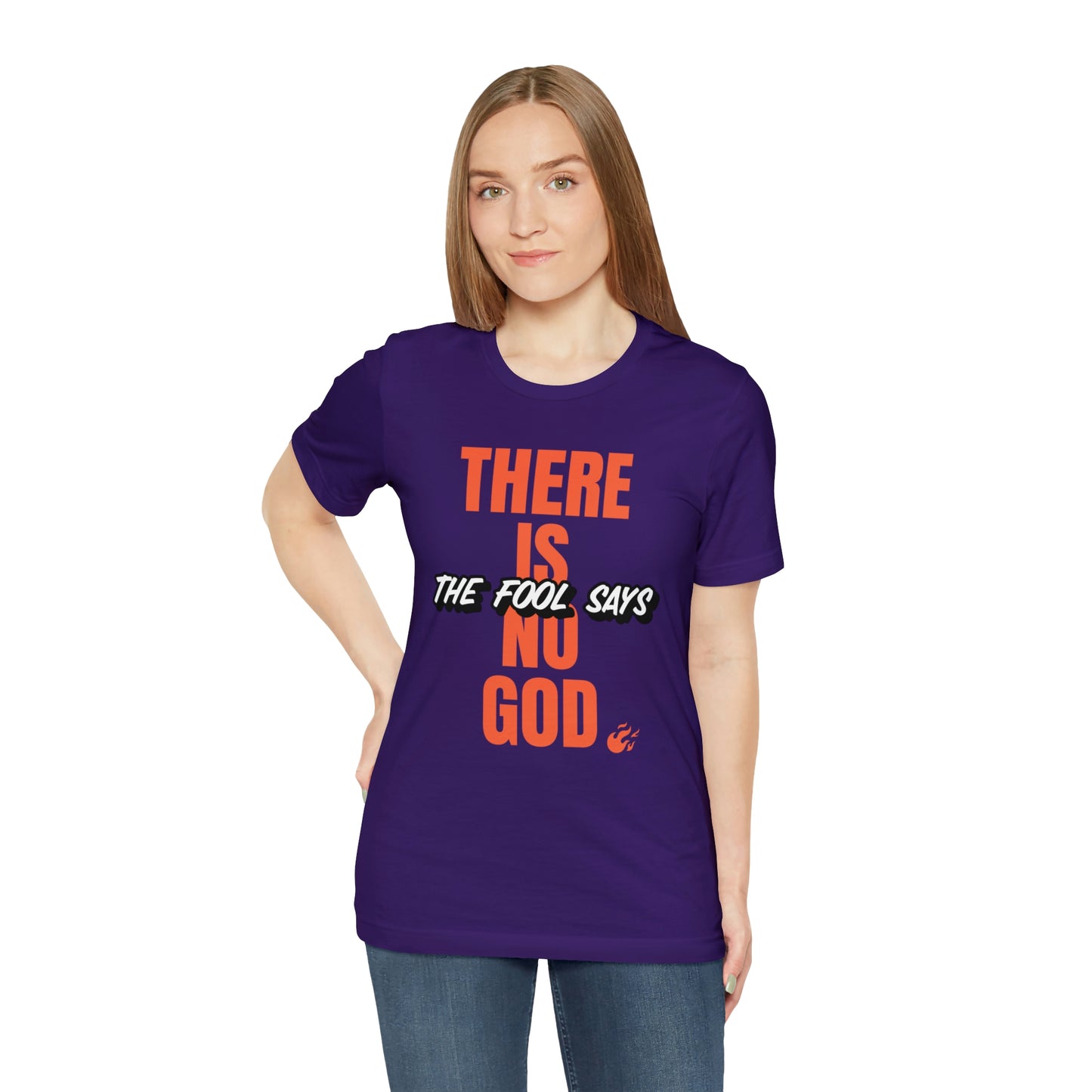 The Fool Says Unisex Jersey Short Sleeve Tee