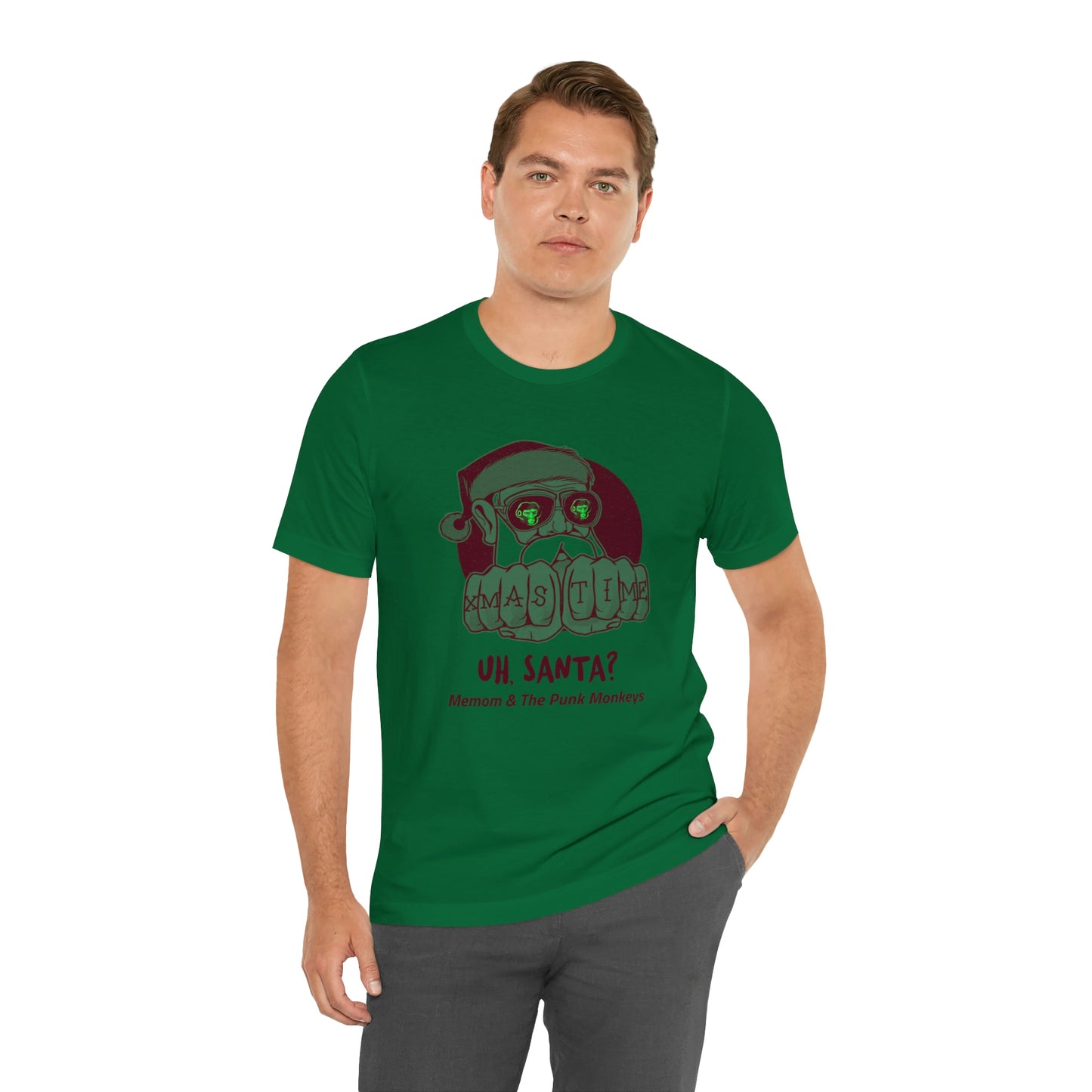 Uh, Santa? Unisex Jersey Short Sleeve Tee
