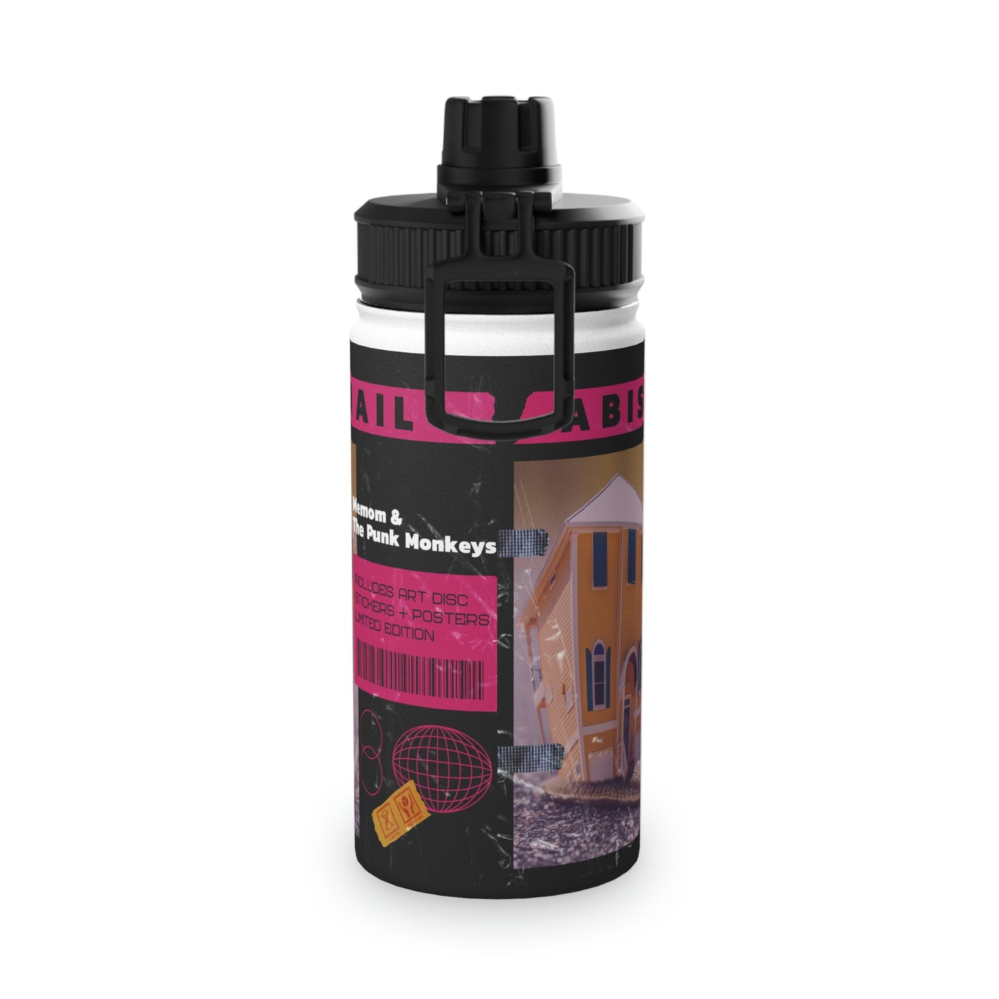 Abisnail Stainless Steel Water Bottle, Sports Lid