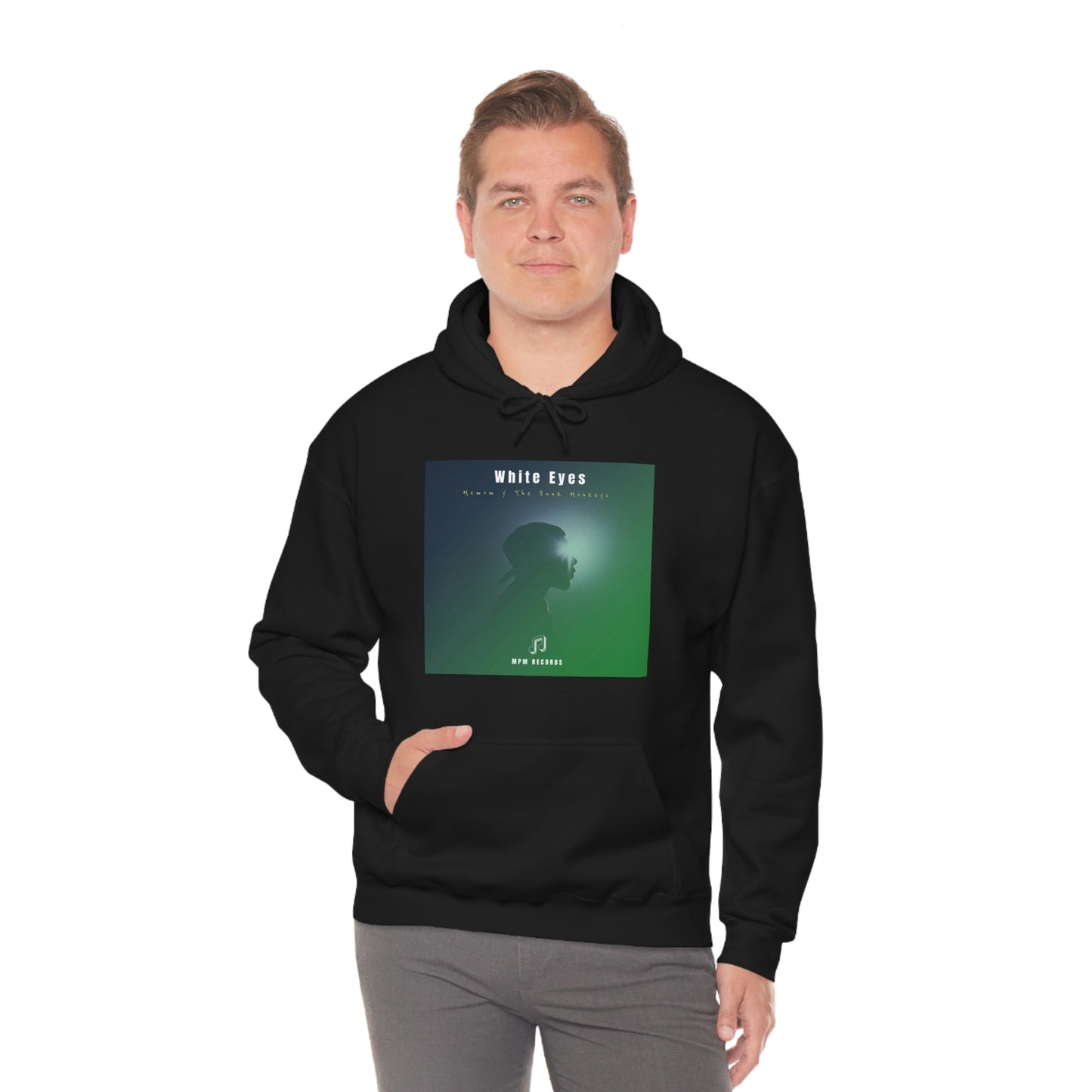 White Eyes Unisex Heavy Blend™ Hooded Sweatshirt