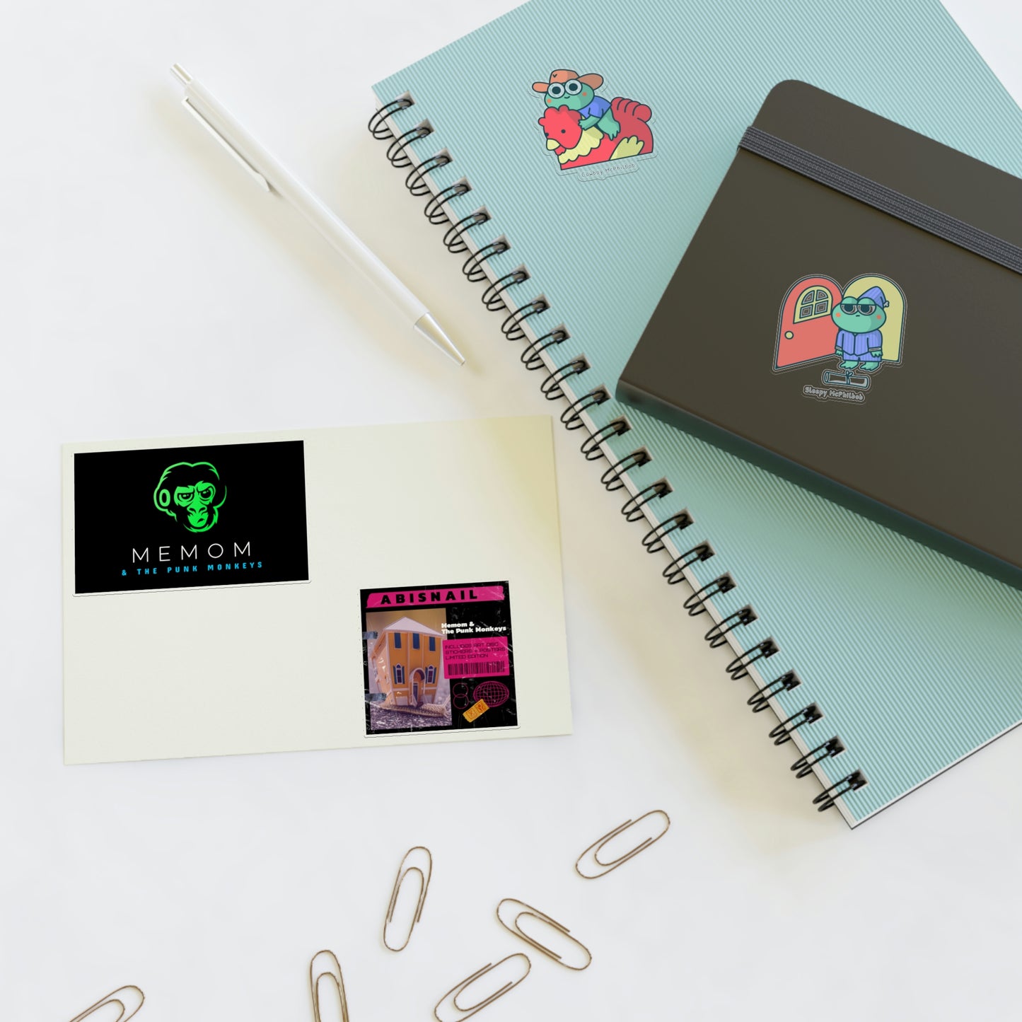 Memom & The Punk Monkeys Sticker Sheets Vol. 1