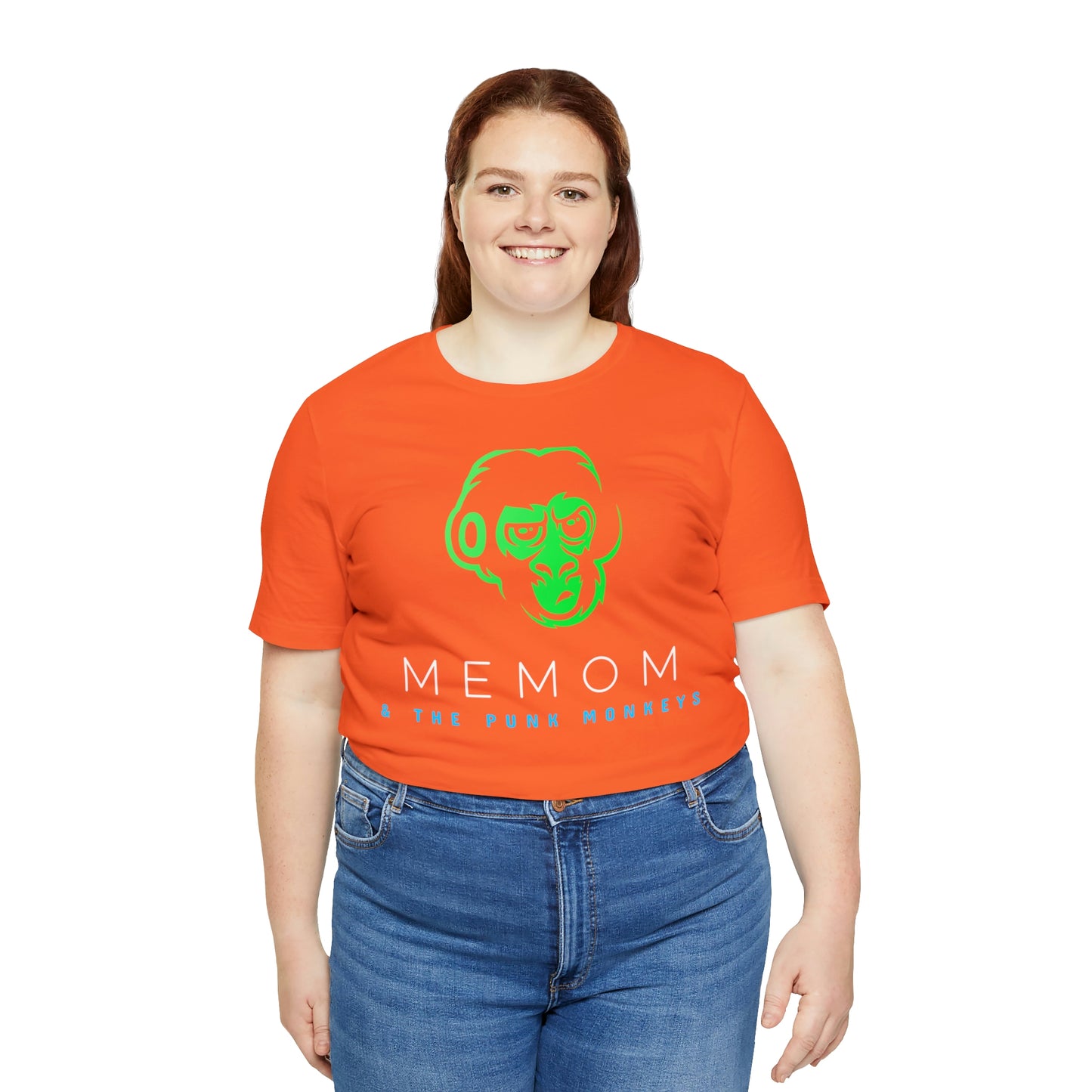 Memom and the Punk Monkeys Logo Unisex Jersey Short Sleeve Tee