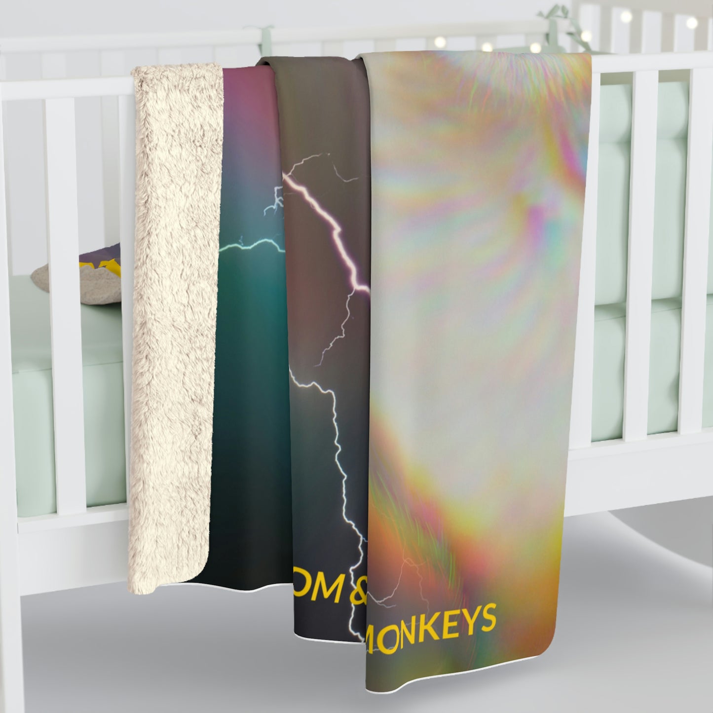 Yogurt Lips Sherpa Fleece Blanket