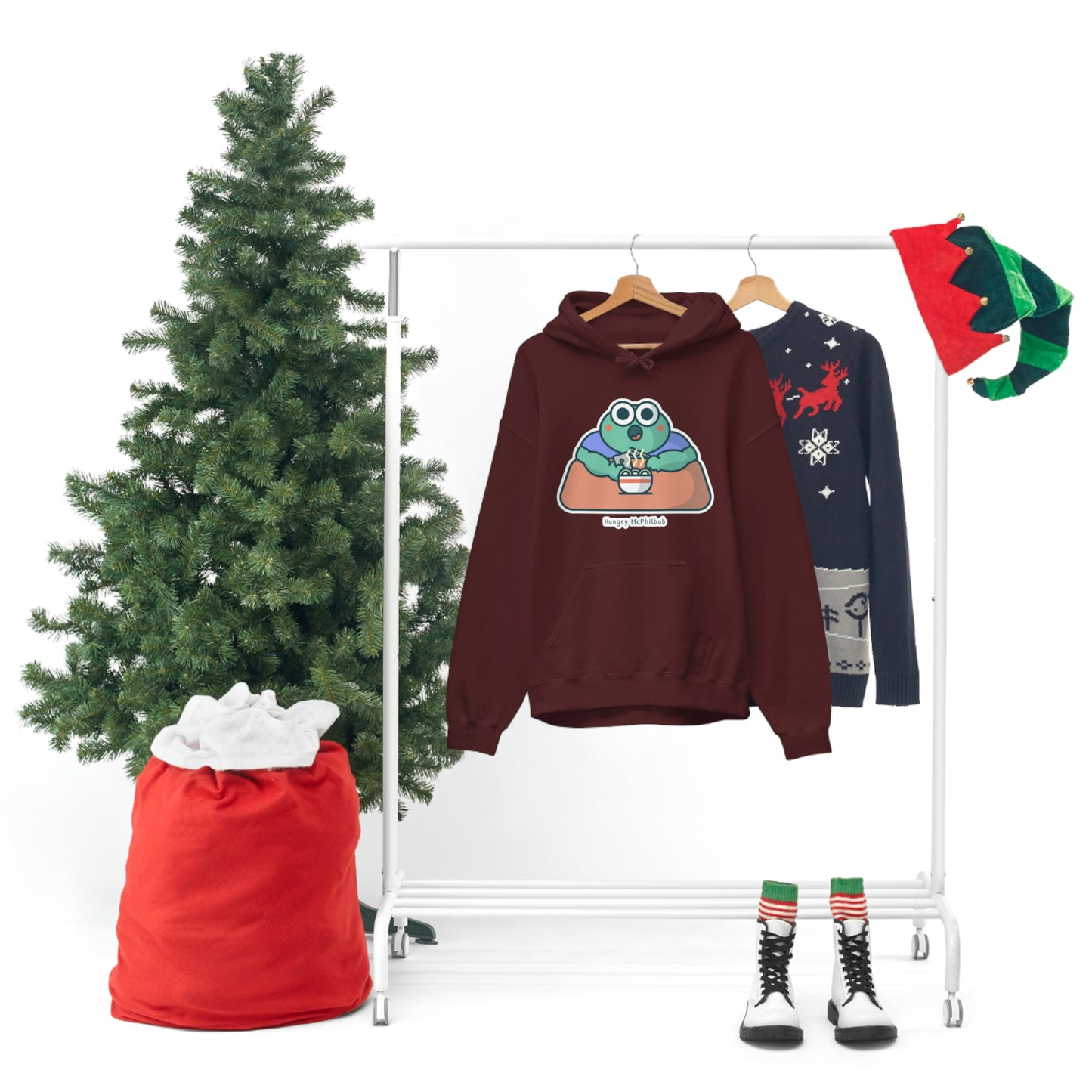 Hungry McPhilbob Unisex Heavy Blend™ Hooded Sweatshirt