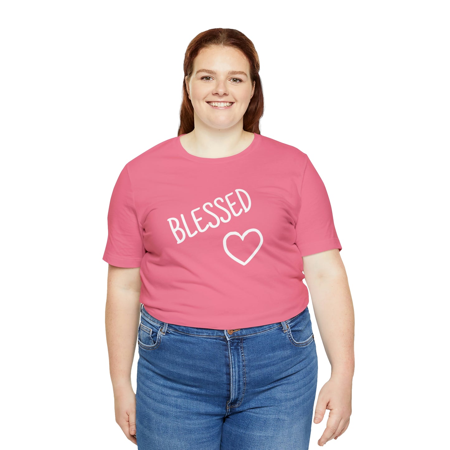 Blessed Heart Unisex Jersey Short Sleeve Tee