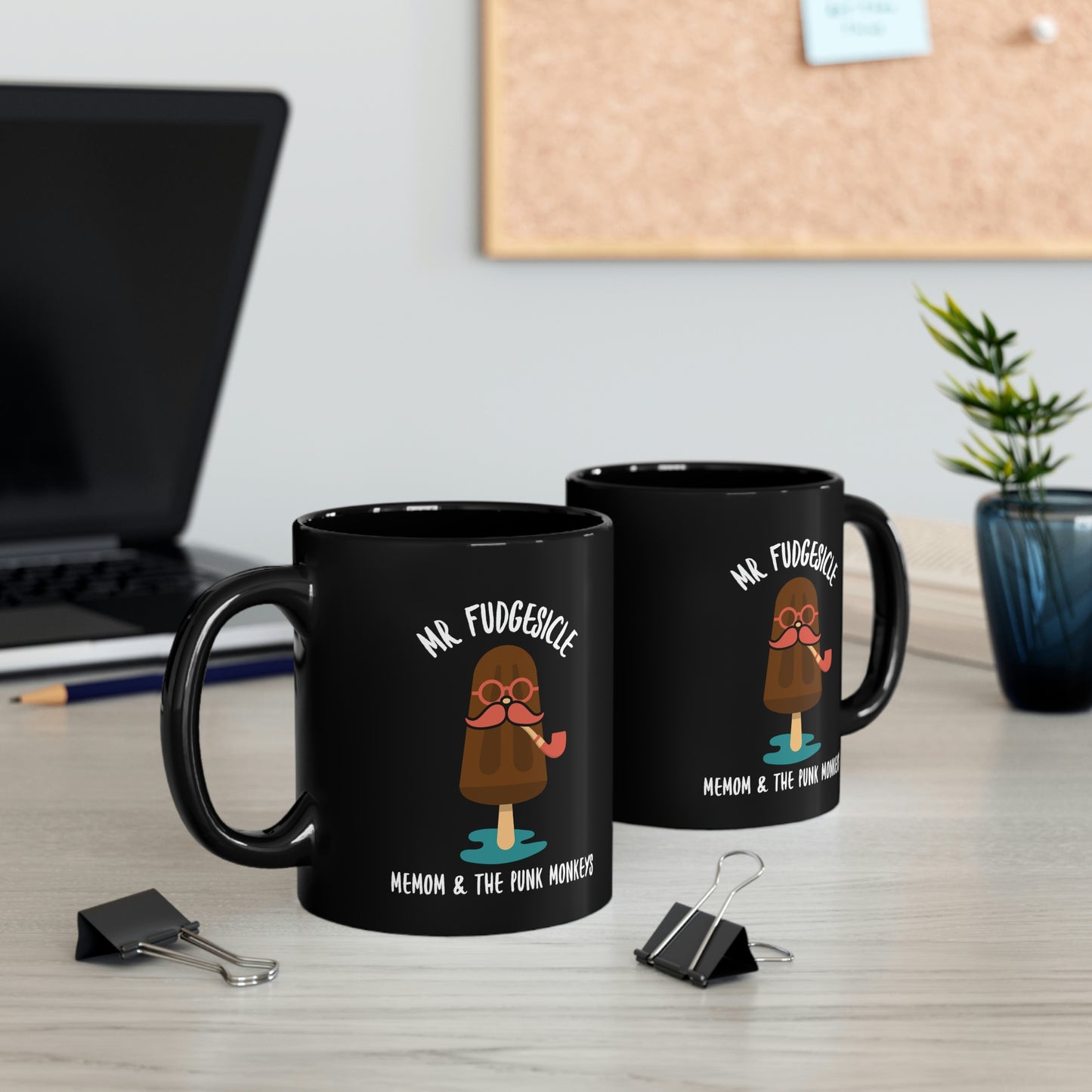 Mr. Fudgesicle 11oz Black Mug