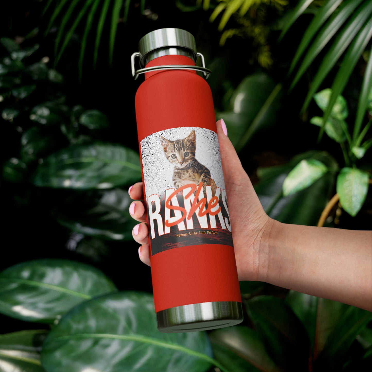 She Ranks Copper Vacuum Insulated Bottle, 22oz