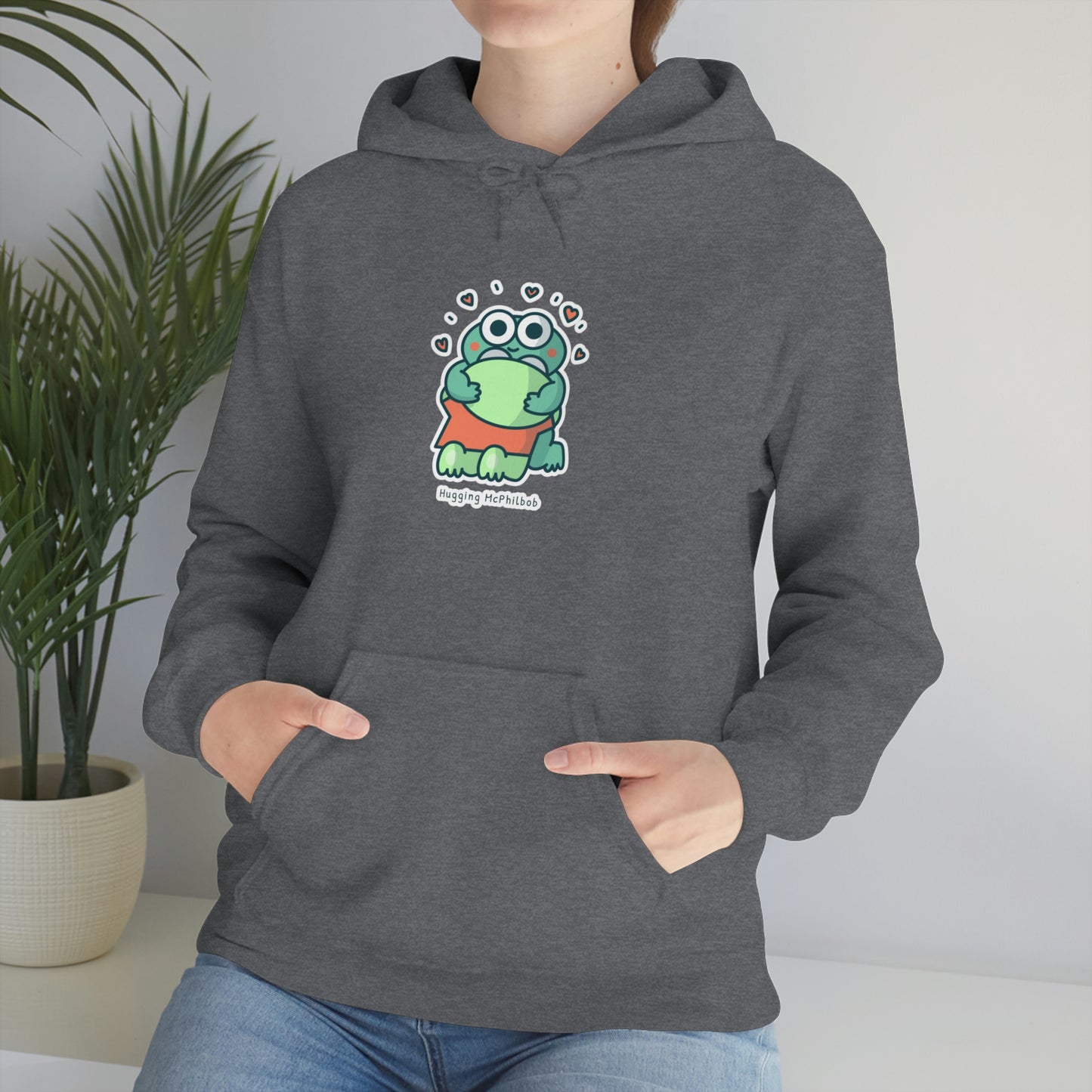 Hugging McPhilbob Unisex Heavy Blend™ Hooded Sweatshirt