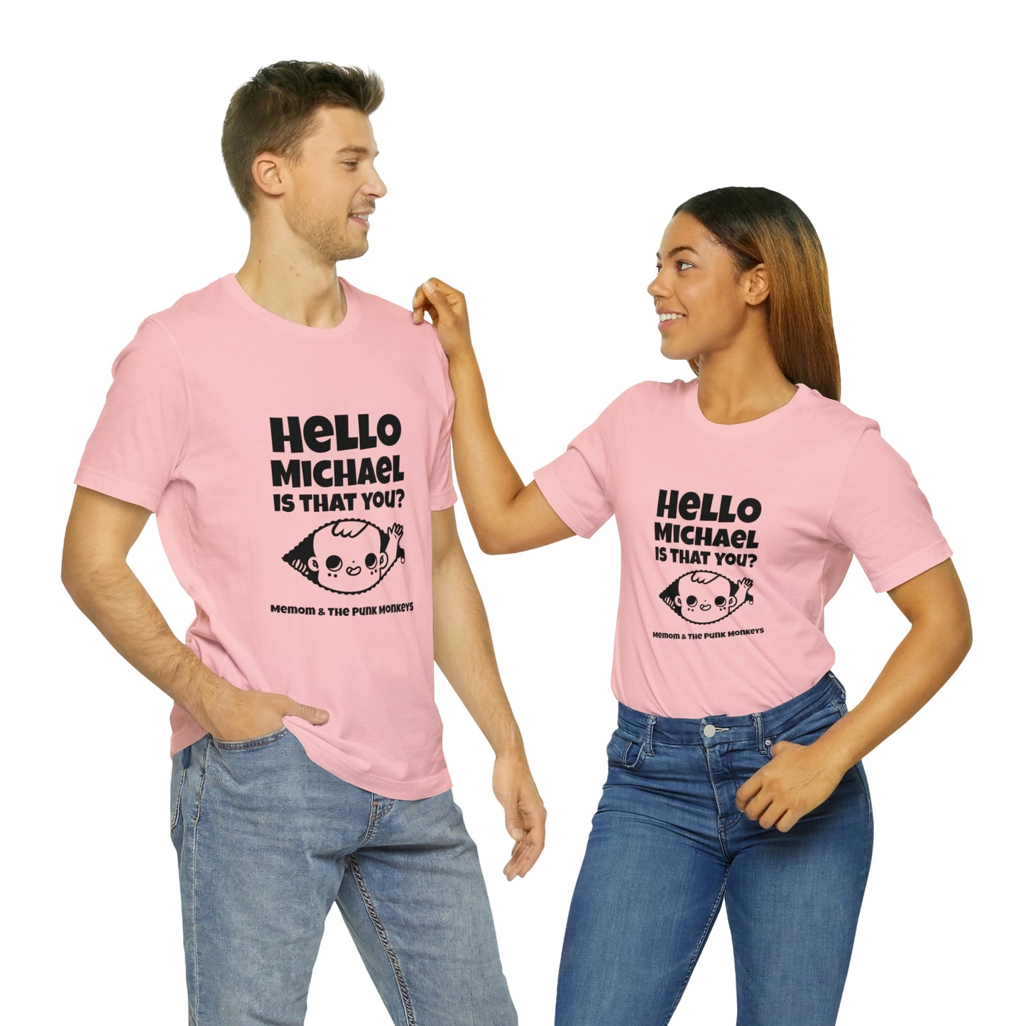 Hello Michael is that you? Unisex Jersey Short Sleeve Tee