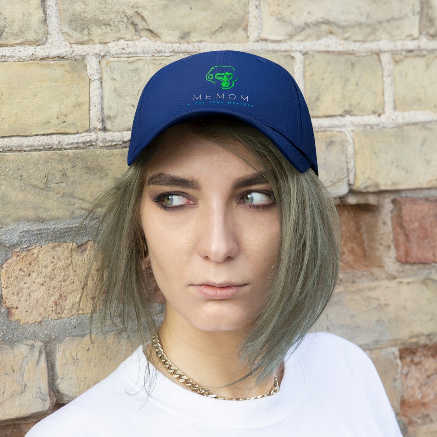 Memom & The Punk Monkeys Unisex Twill Hat