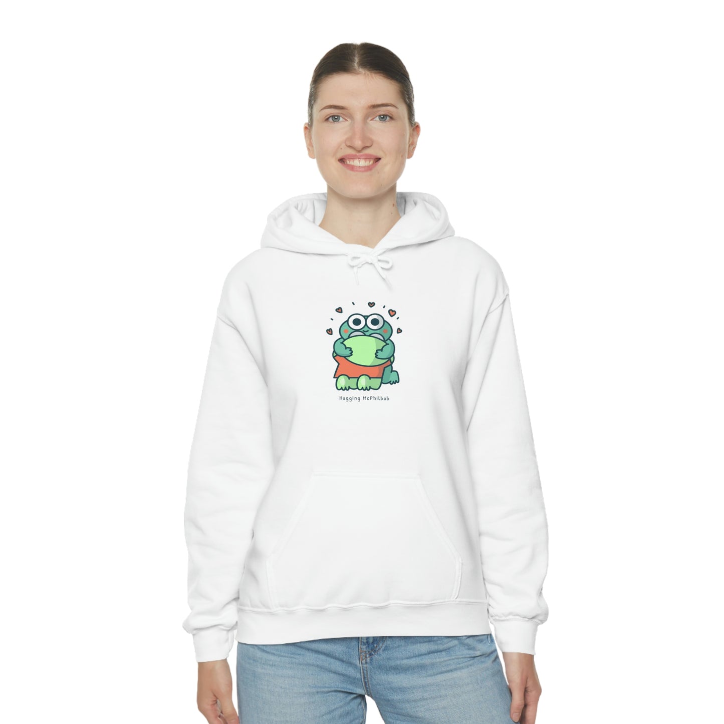 Hugging McPhilbob Unisex Heavy Blend™ Hooded Sweatshirt