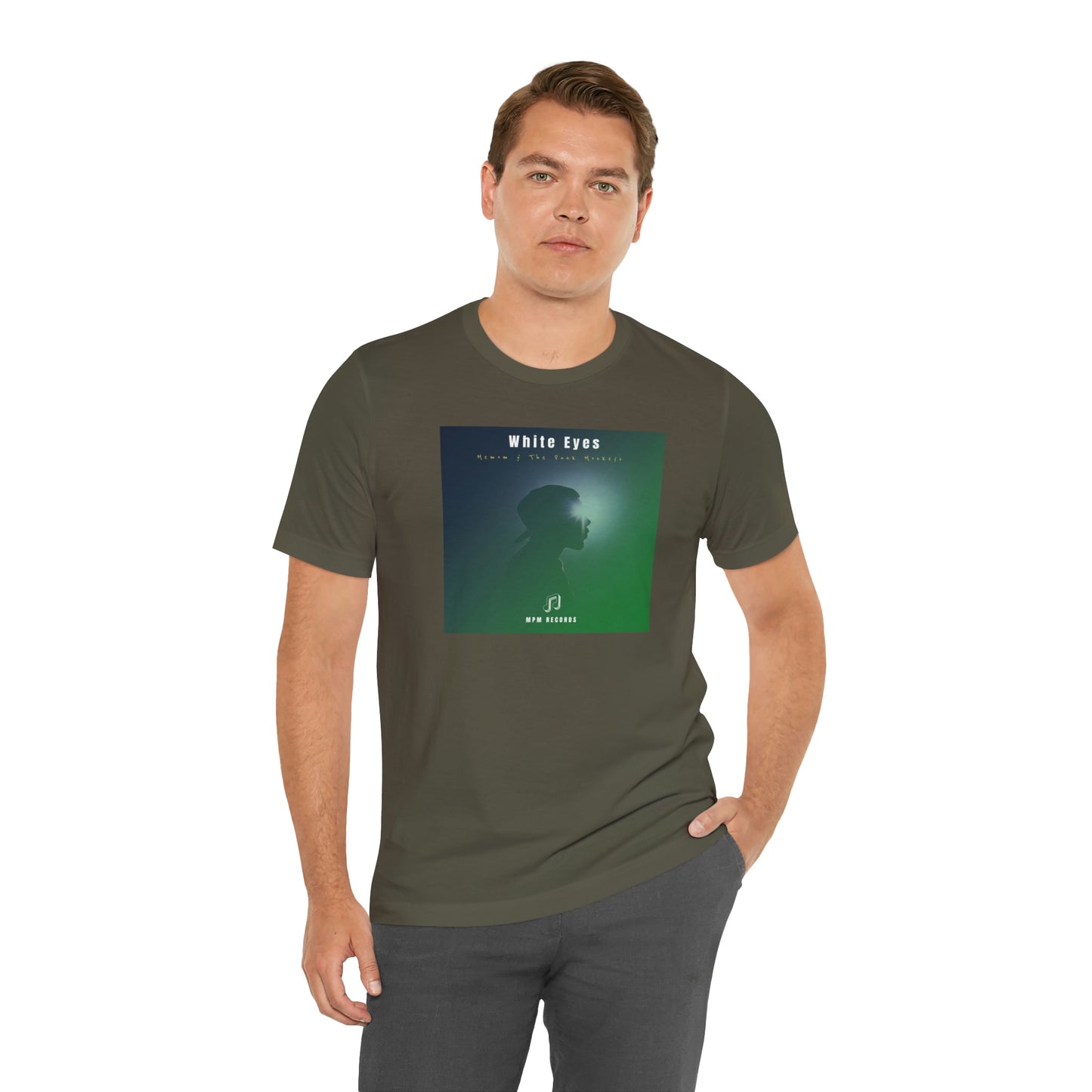 White Eyes Unisex Jersey Short Sleeve Tee