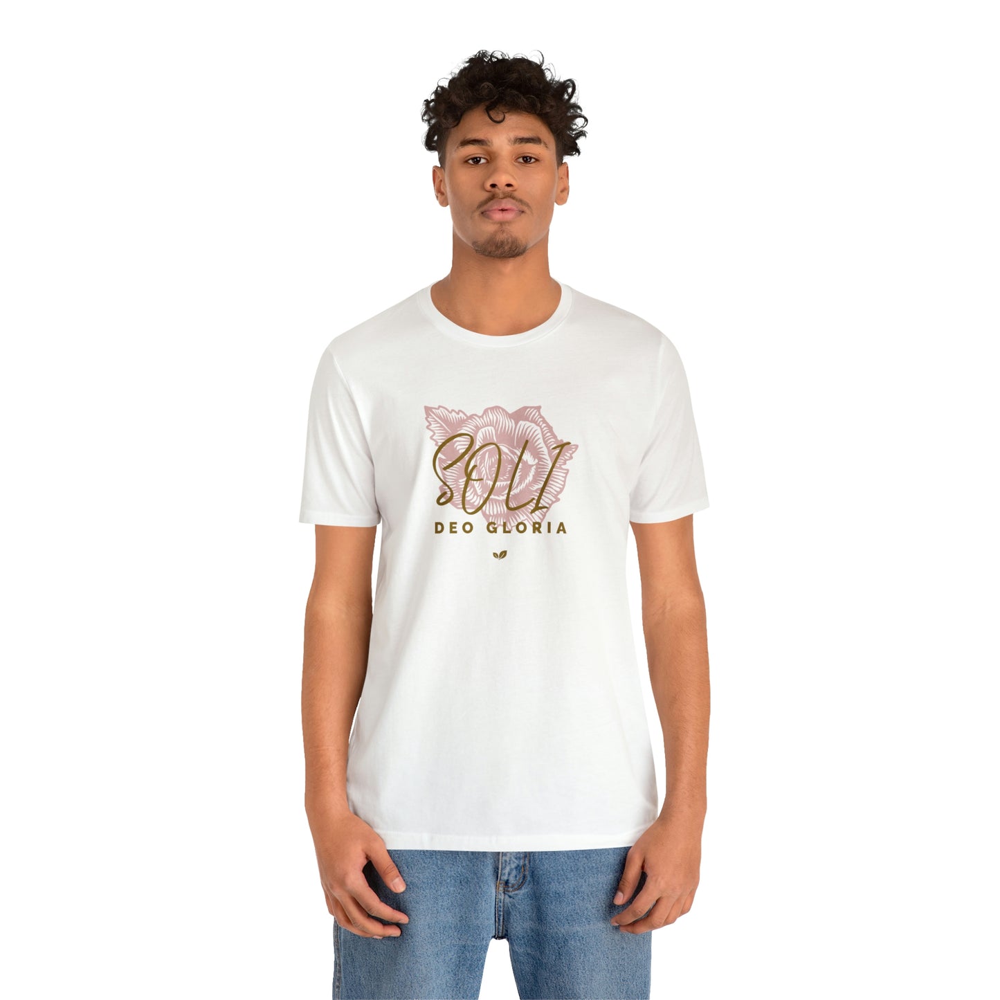 Soli Deo Gloria Rose Unisex Jersey Short Sleeve Tee