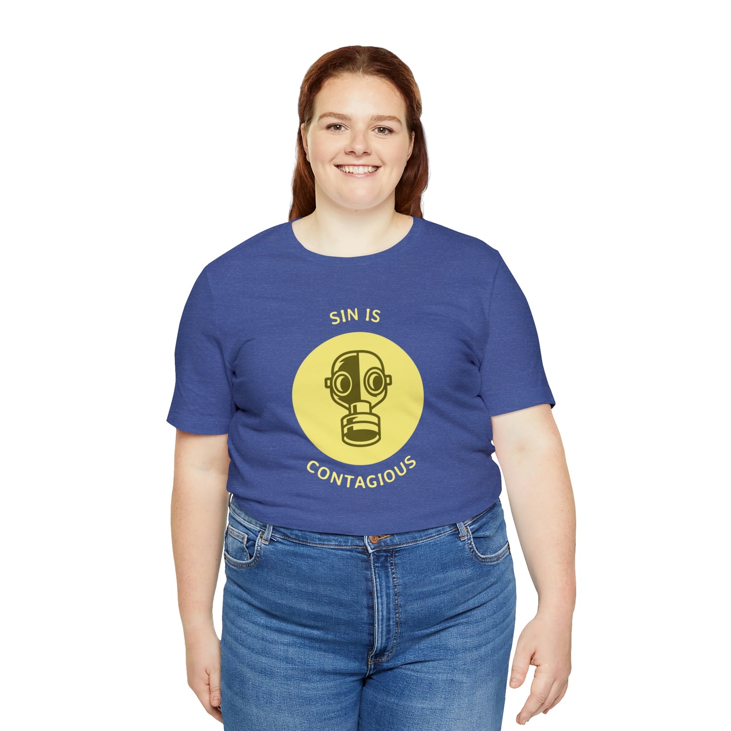 Sin is Contagious Unisex Jersey Short Sleeve Tee