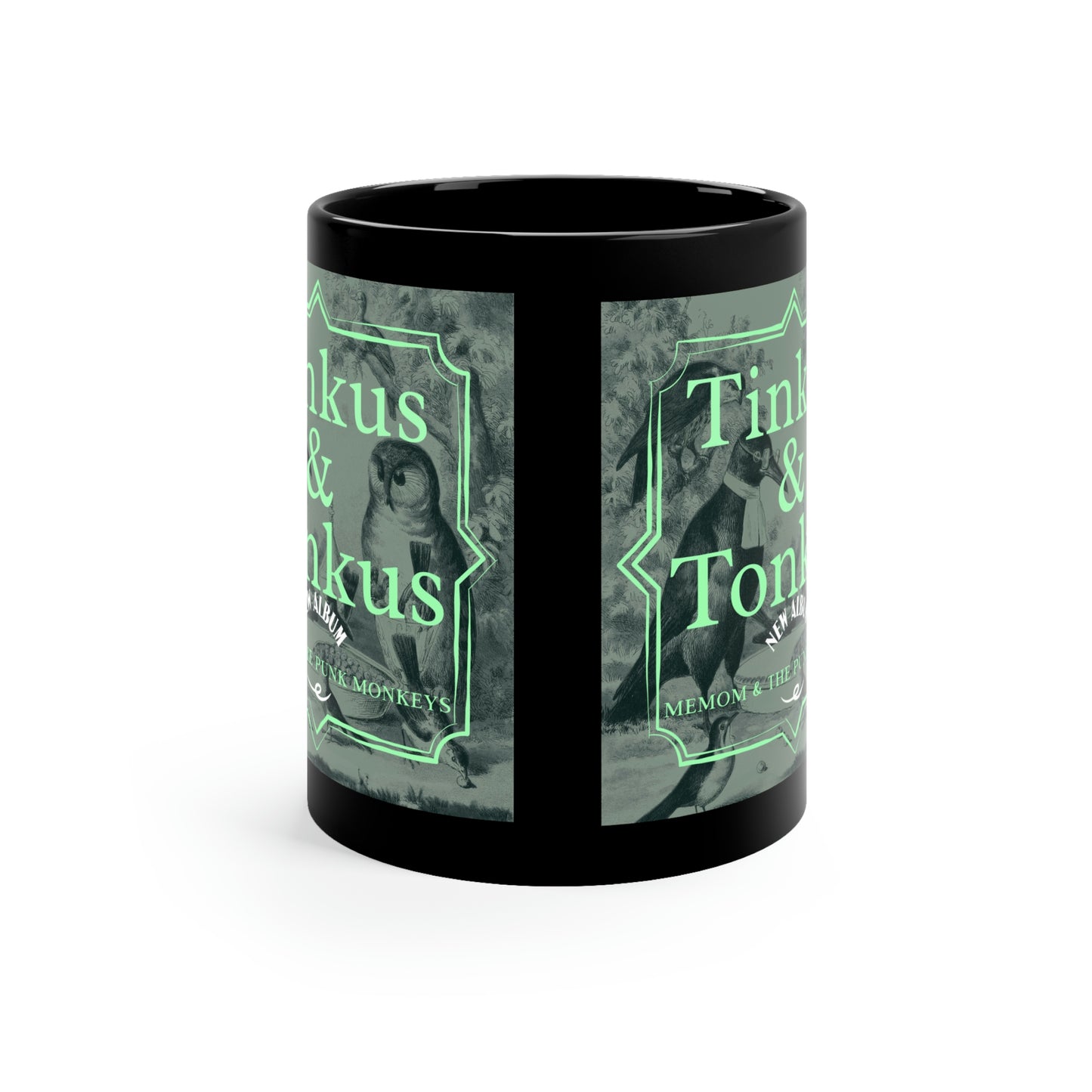 Tinkus & Tonkus 11oz Black Mug
