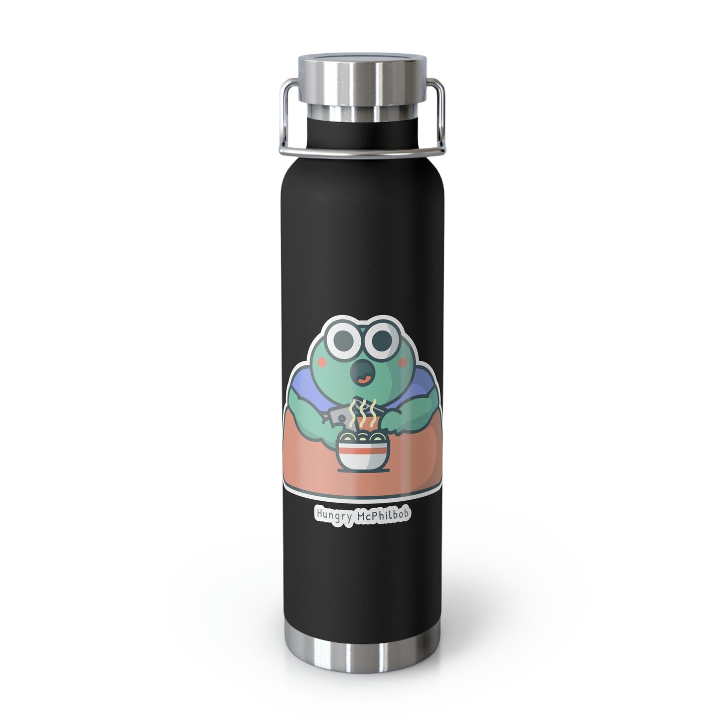 Hungry McPhilbob Copper Vacuum Insulated Bottle, 22oz