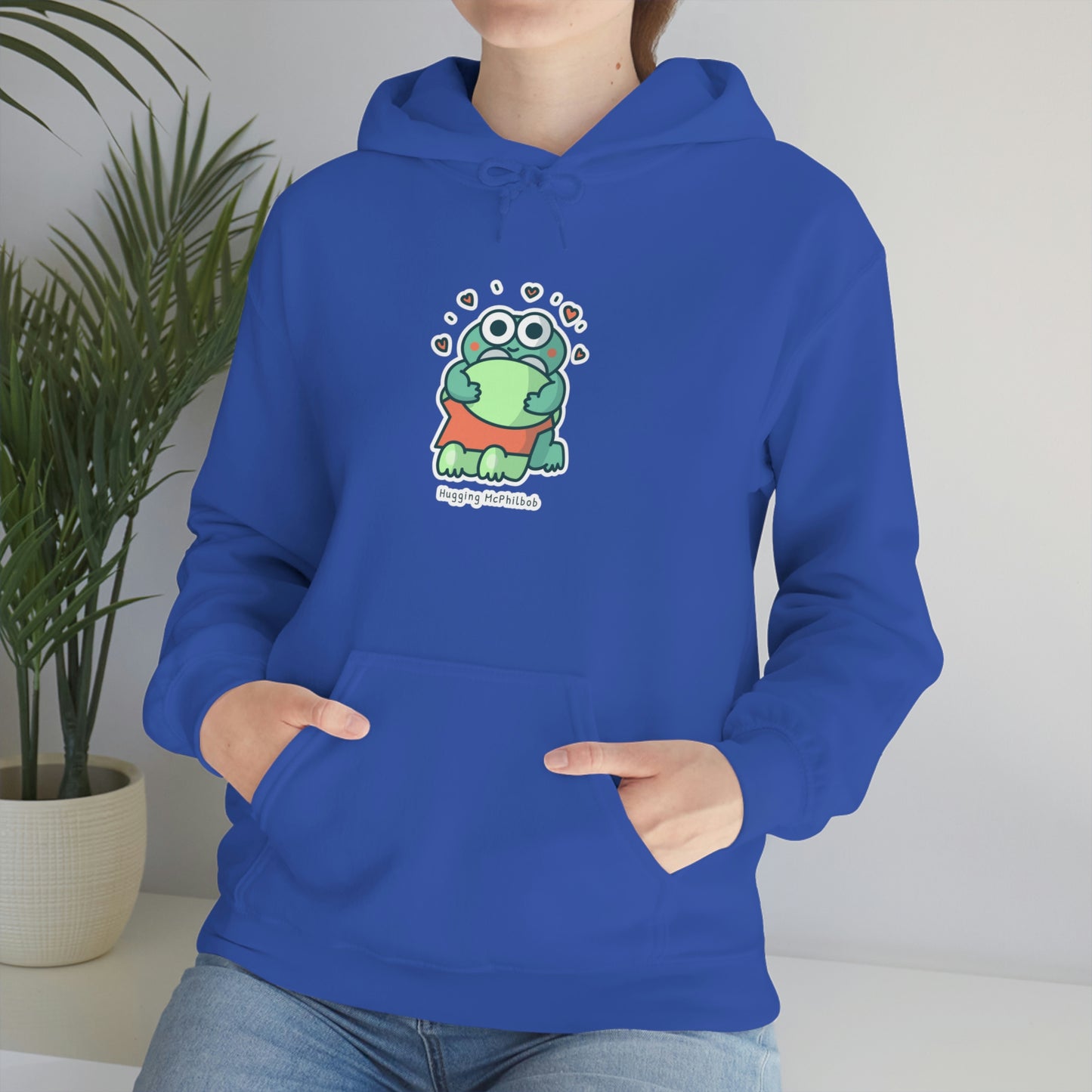 Hugging McPhilbob Unisex Heavy Blend™ Hooded Sweatshirt