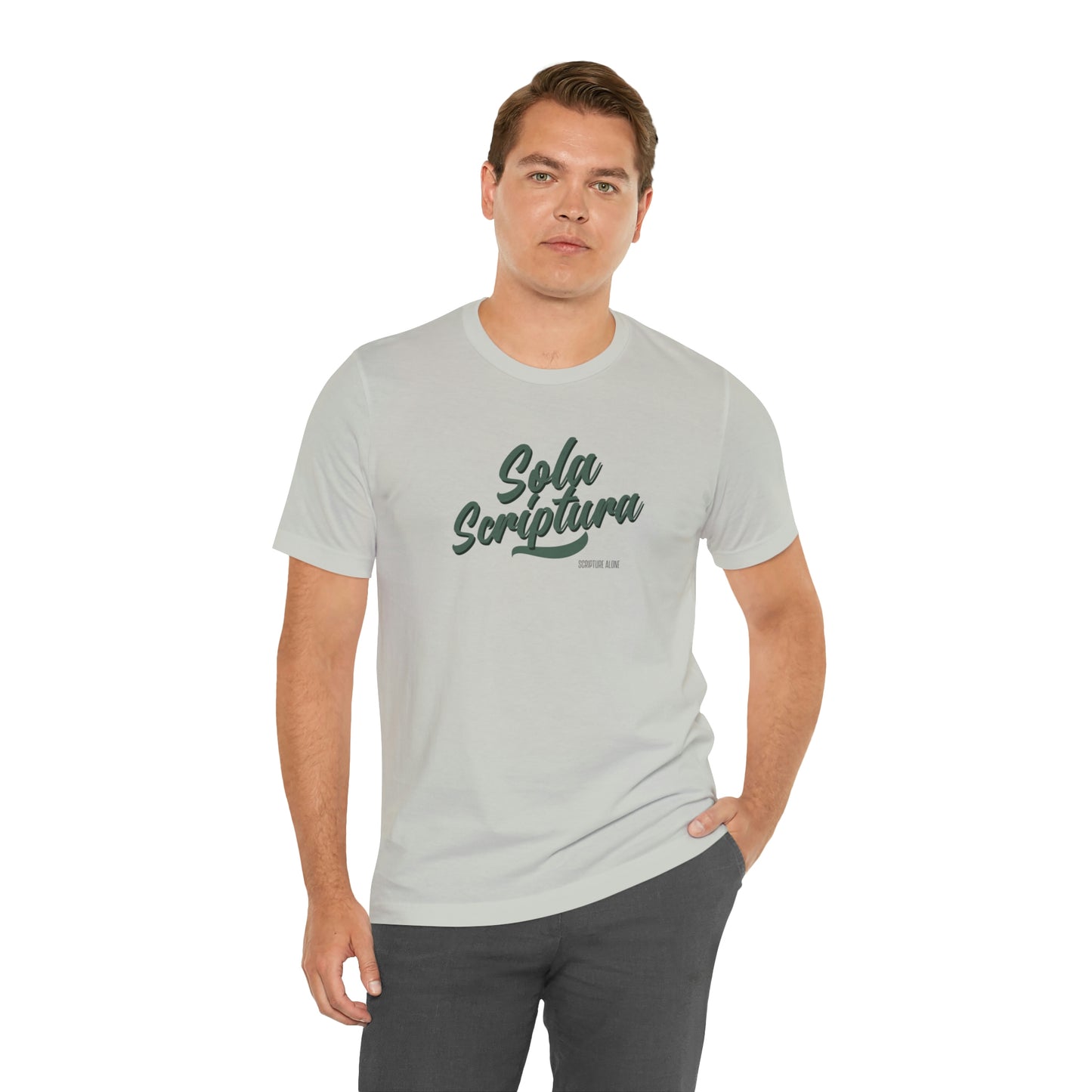 Sola Scriptura Unisex Jersey Short Sleeve Tee