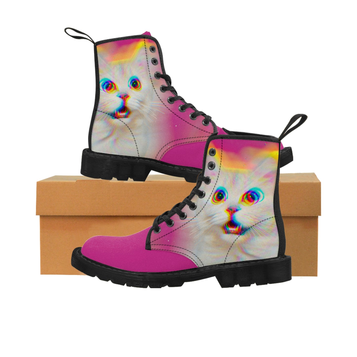 Yogurt Lips Canvas Boots