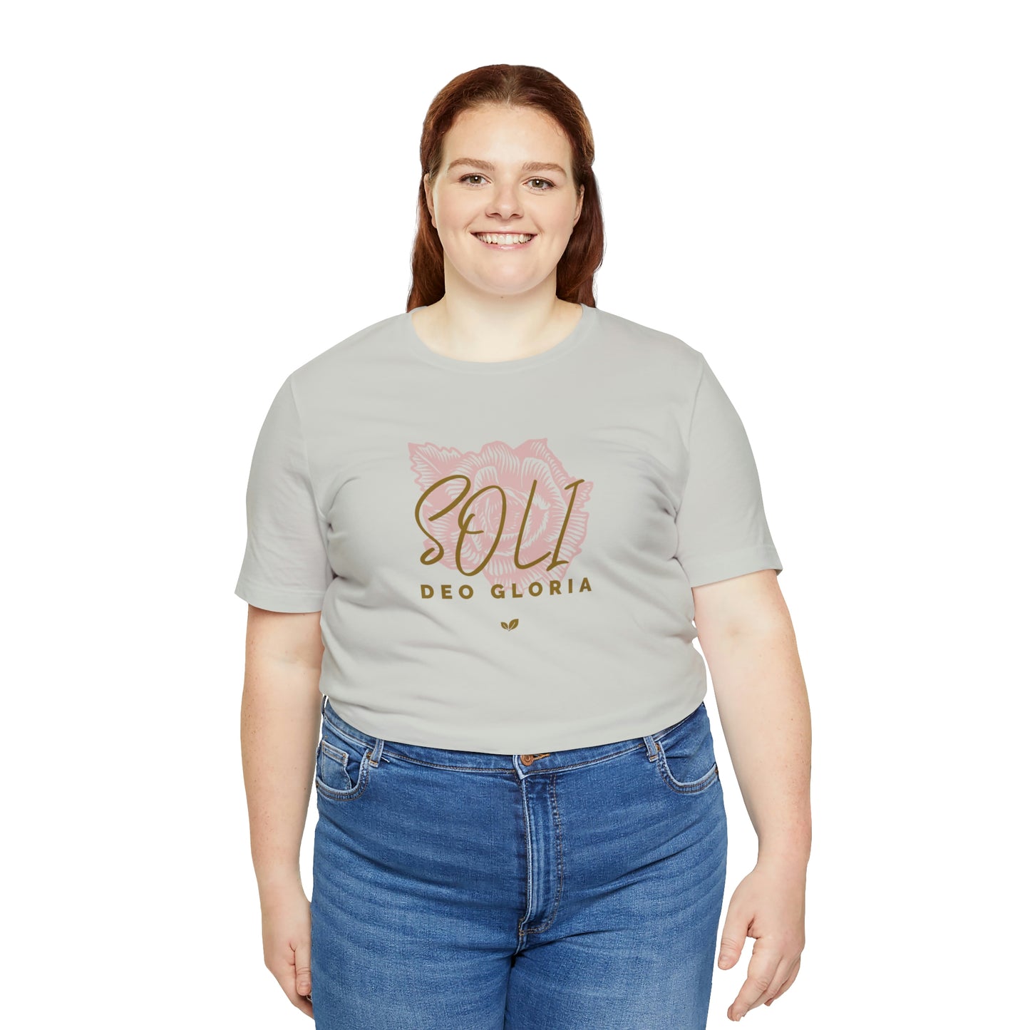 Soli Deo Gloria Rose Unisex Jersey Short Sleeve Tee