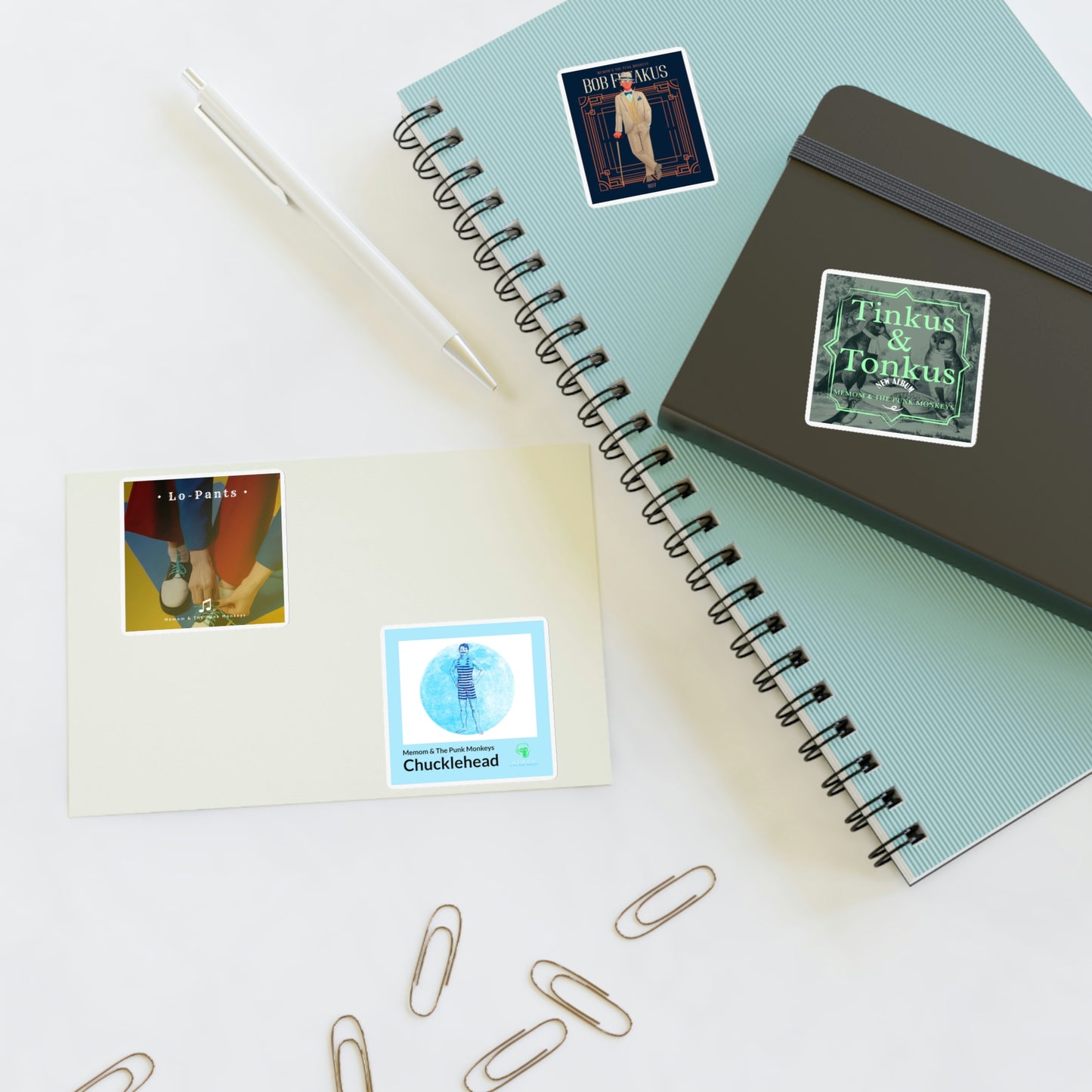 Memom & The Punk Monkeys Sticker Sheets Vol. 2