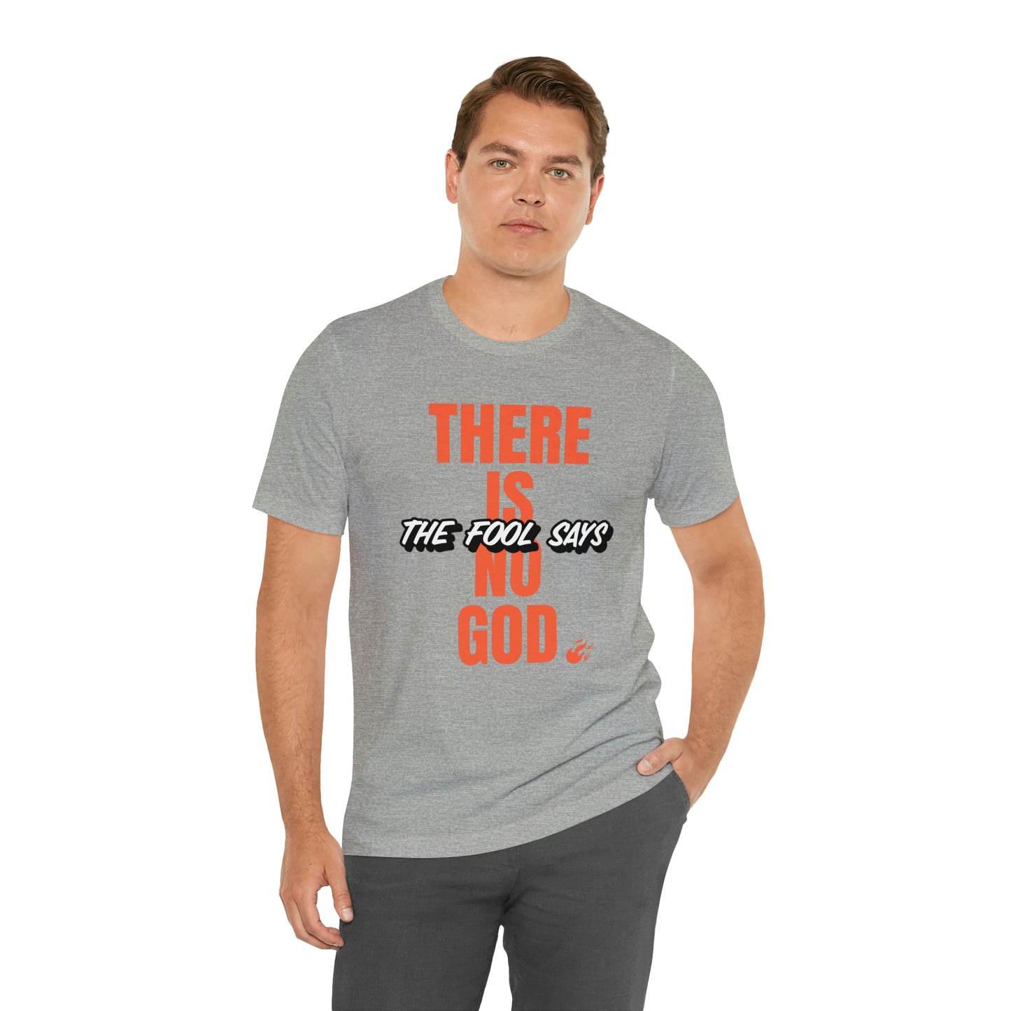 The Fool Says Unisex Jersey Short Sleeve Tee