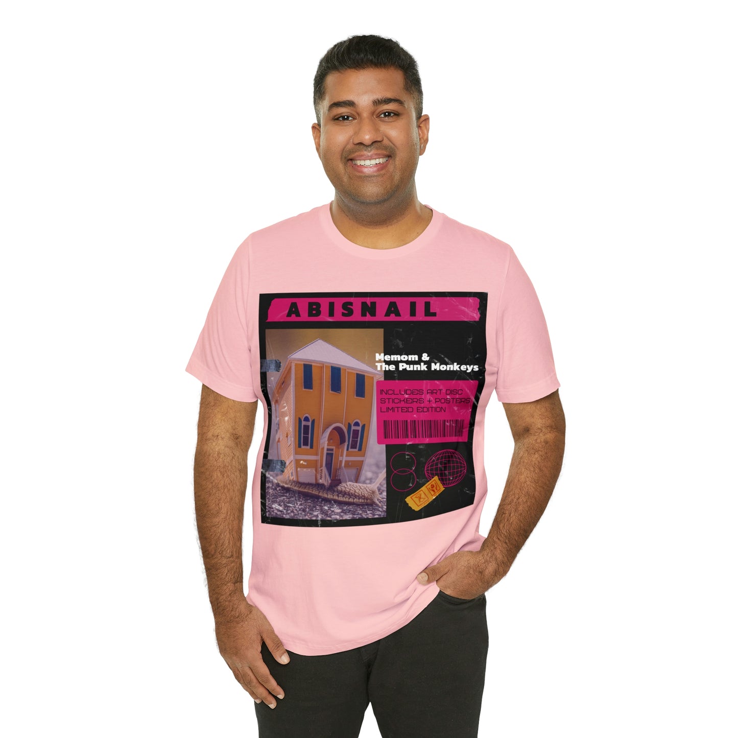 Abisnail Unisex Jersey Short Sleeve Tee