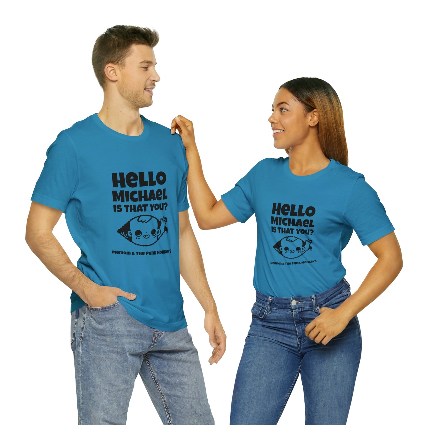 Hello Michael is that you? Unisex Jersey Short Sleeve Tee