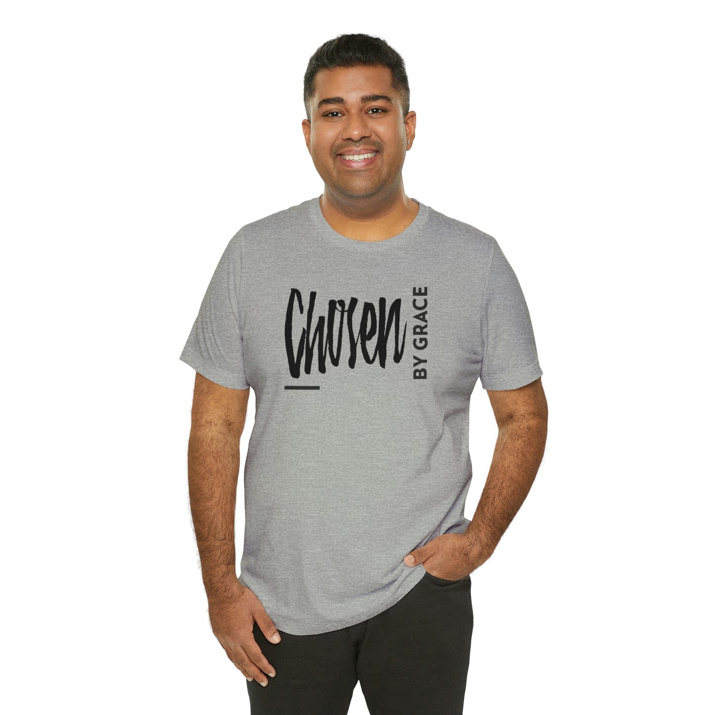 Chosen By Grace Sideways Unisex Jersey Short Sleeve Tee