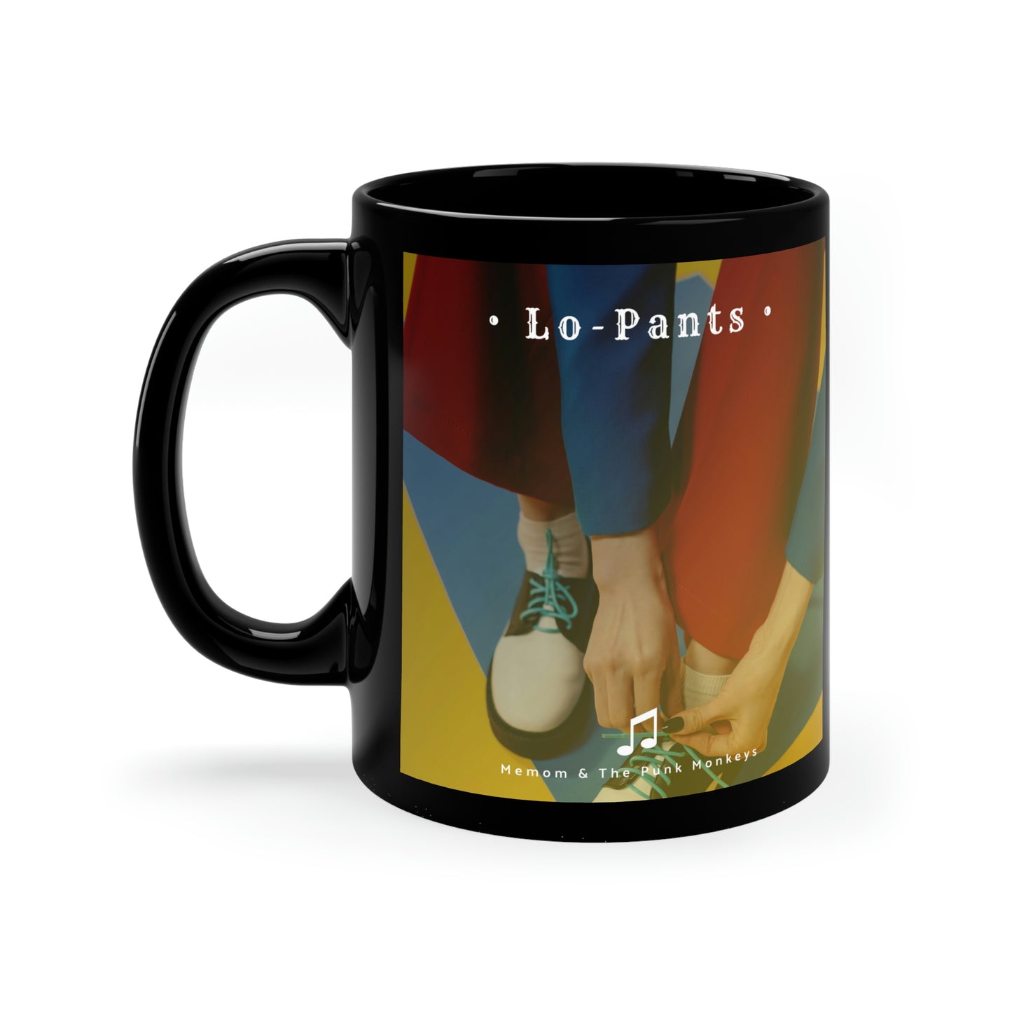 Lo-Pants Black Coffee Mug, 11oz