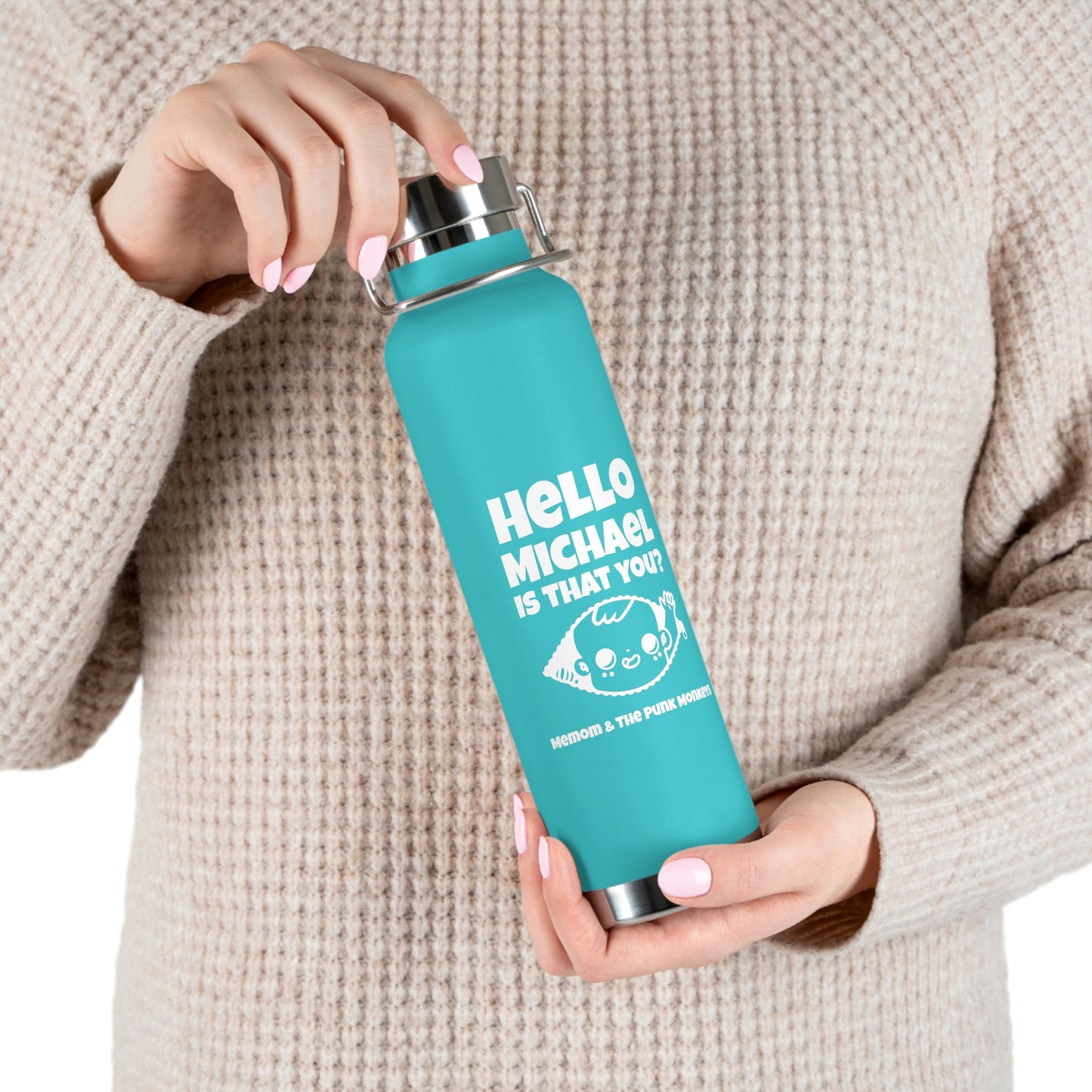Hello Michael Is That You? Copper Vacuum Insulated Bottle, 22oz