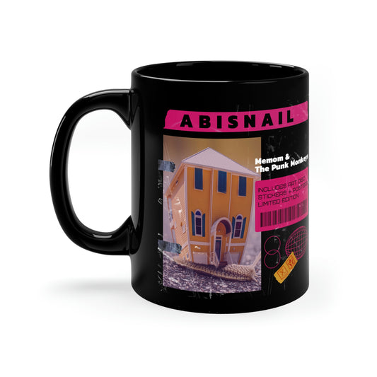 Abisnail 11oz Black Mug