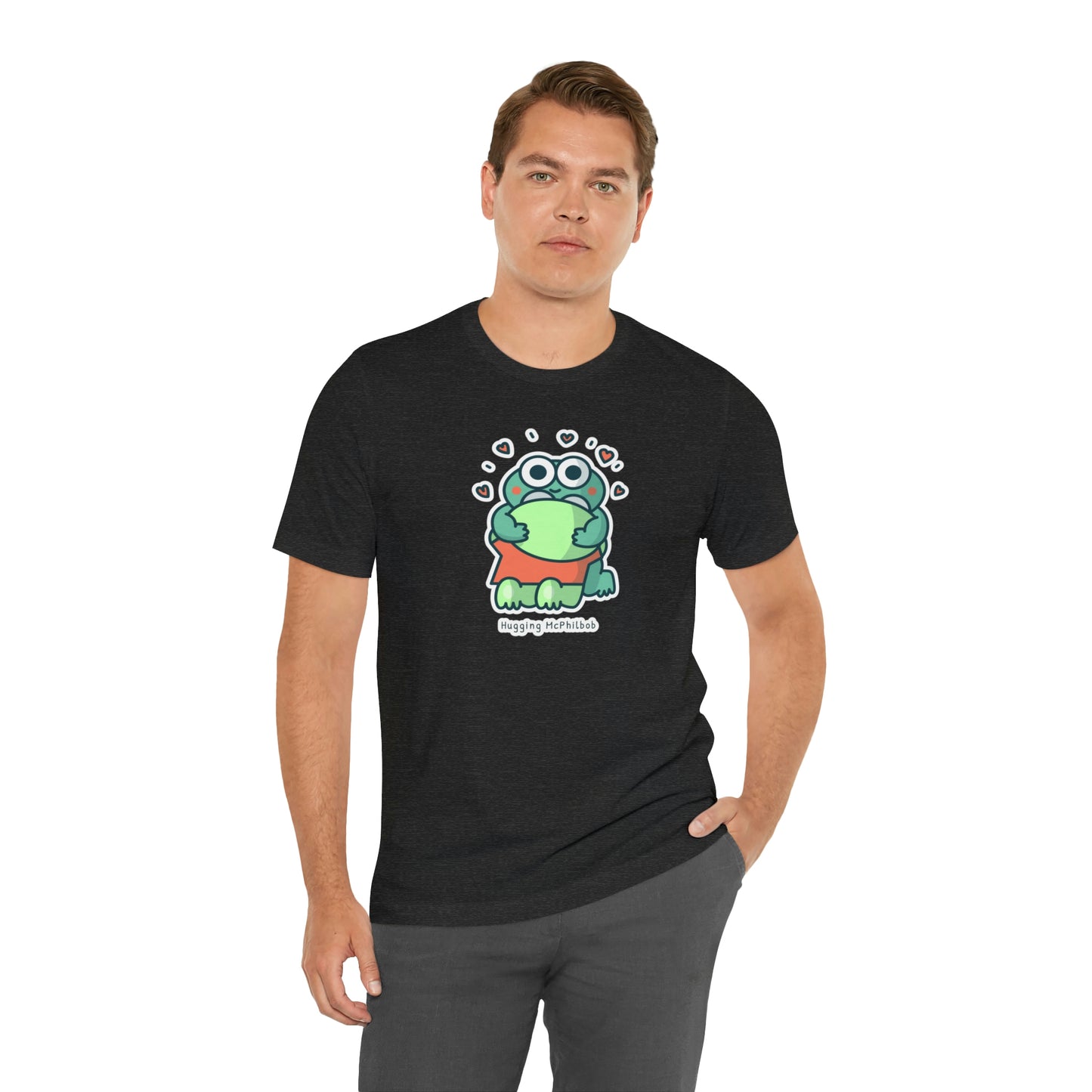 Hugging McPhilbob Unisex Jersey Short Sleeve Tee