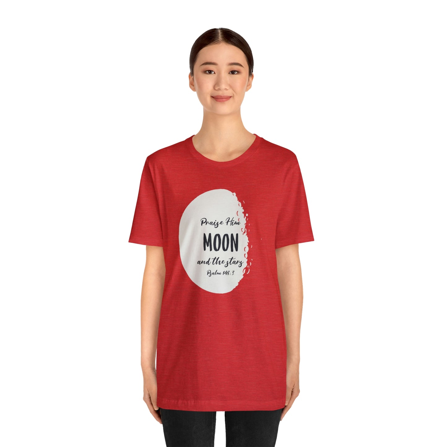 The Moon Unisex Jersey Short Sleeve Tee