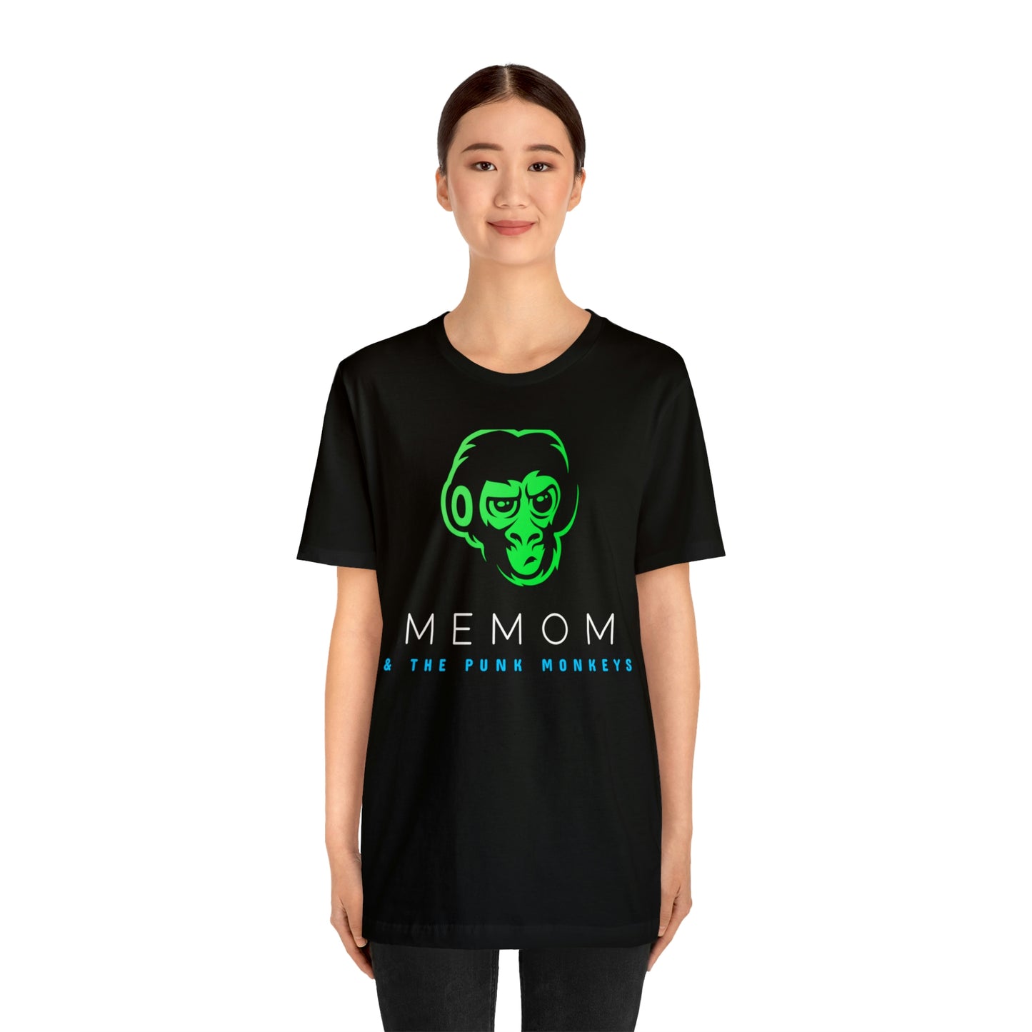 Memom and the Punk Monkeys Logo Unisex Jersey Short Sleeve Tee