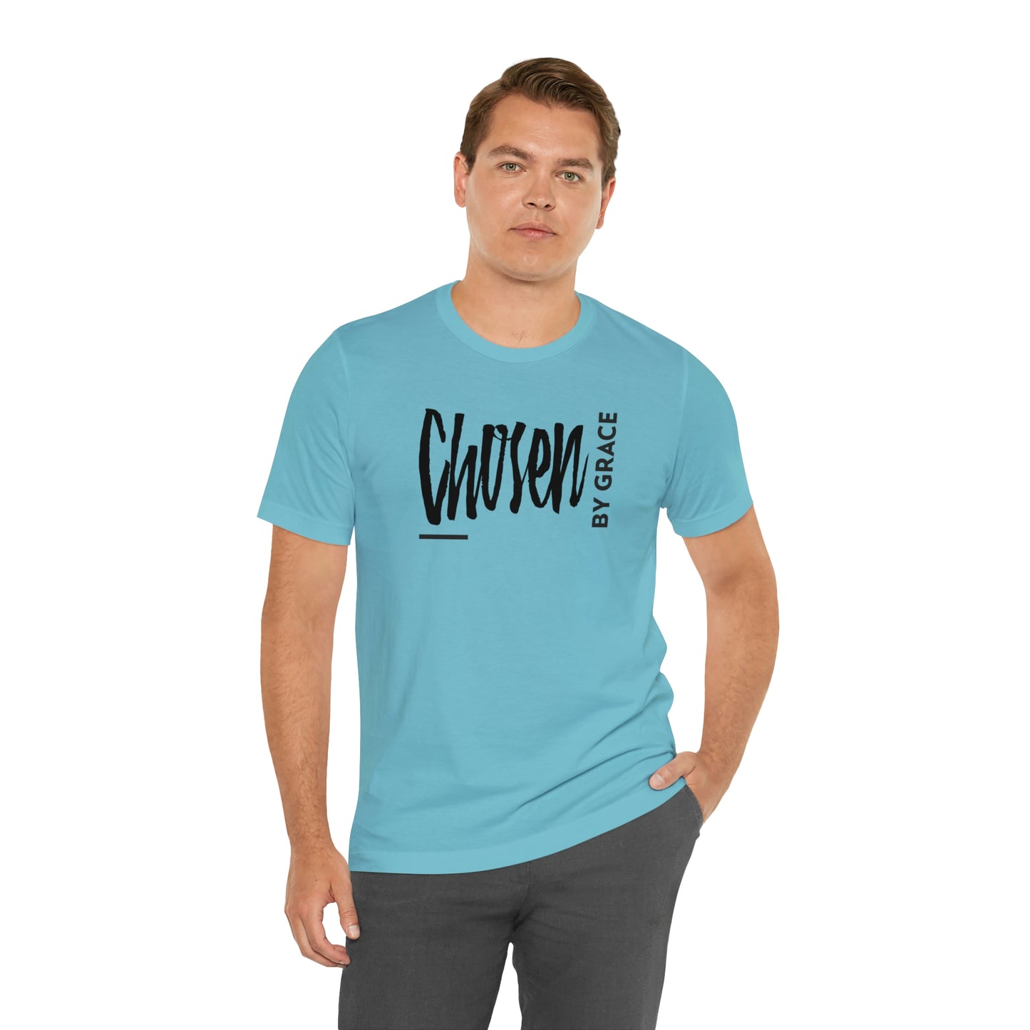 Chosen By Grace Sideways Unisex Jersey Short Sleeve Tee