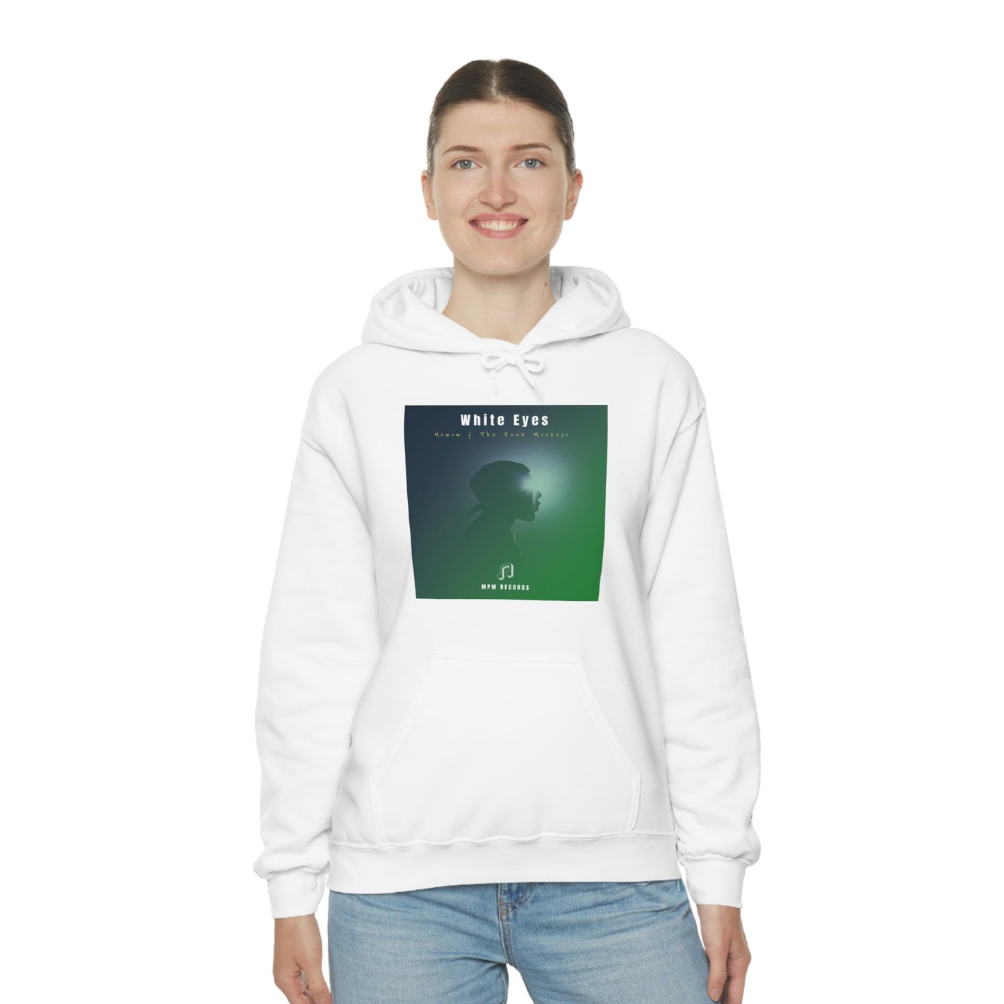 White Eyes Unisex Heavy Blend™ Hooded Sweatshirt