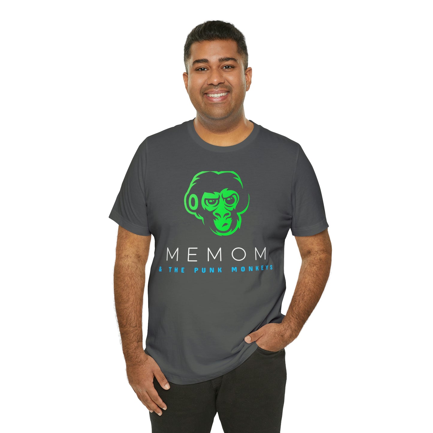 Memom and the Punk Monkeys Logo Unisex Jersey Short Sleeve Tee
