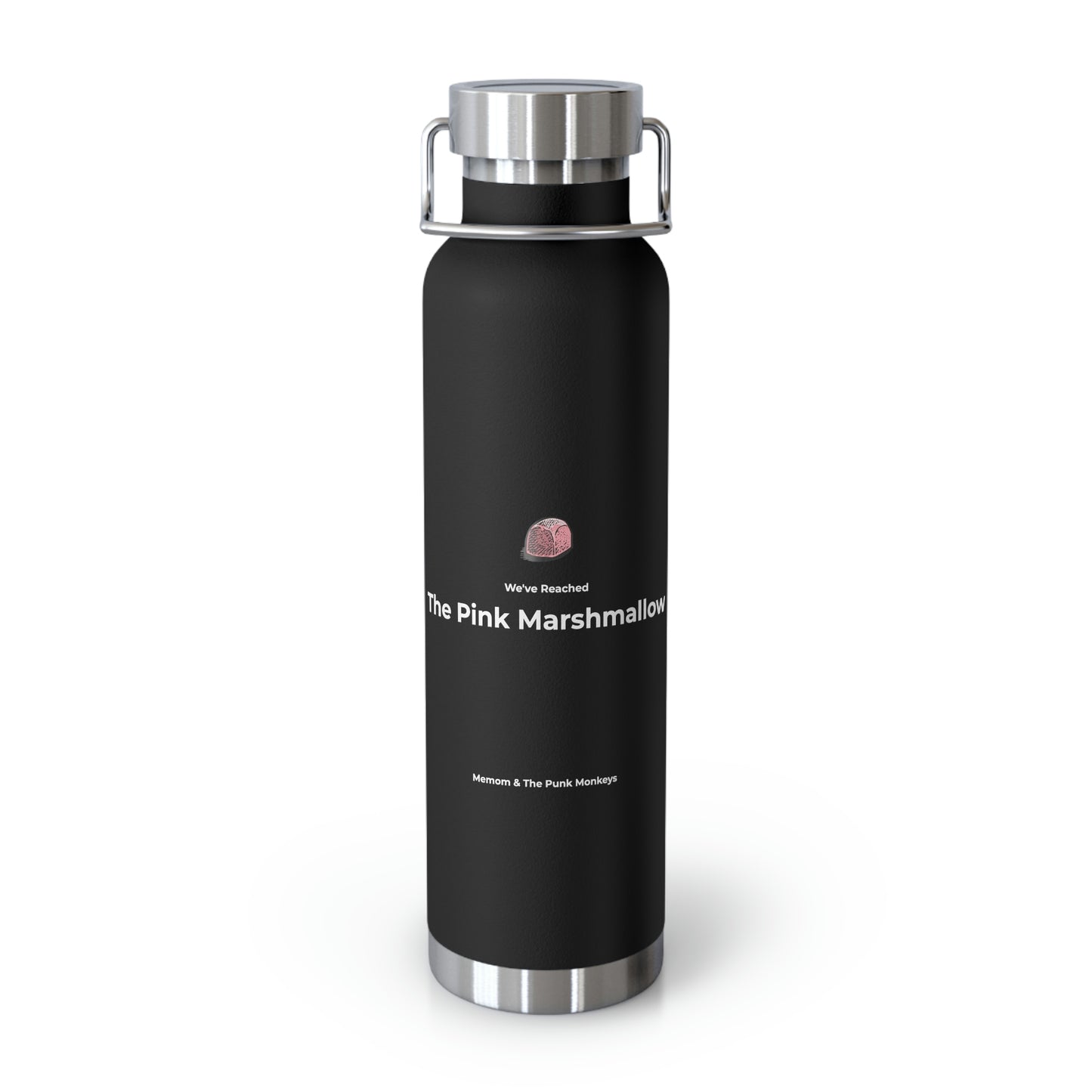 We've Reached the Pink Marshmallow Copper Vacuum Insulated Bottle, 22oz