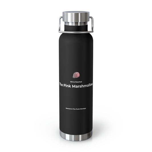 We've Reached the Pink Marshmallow Copper Vacuum Insulated Bottle, 22oz
