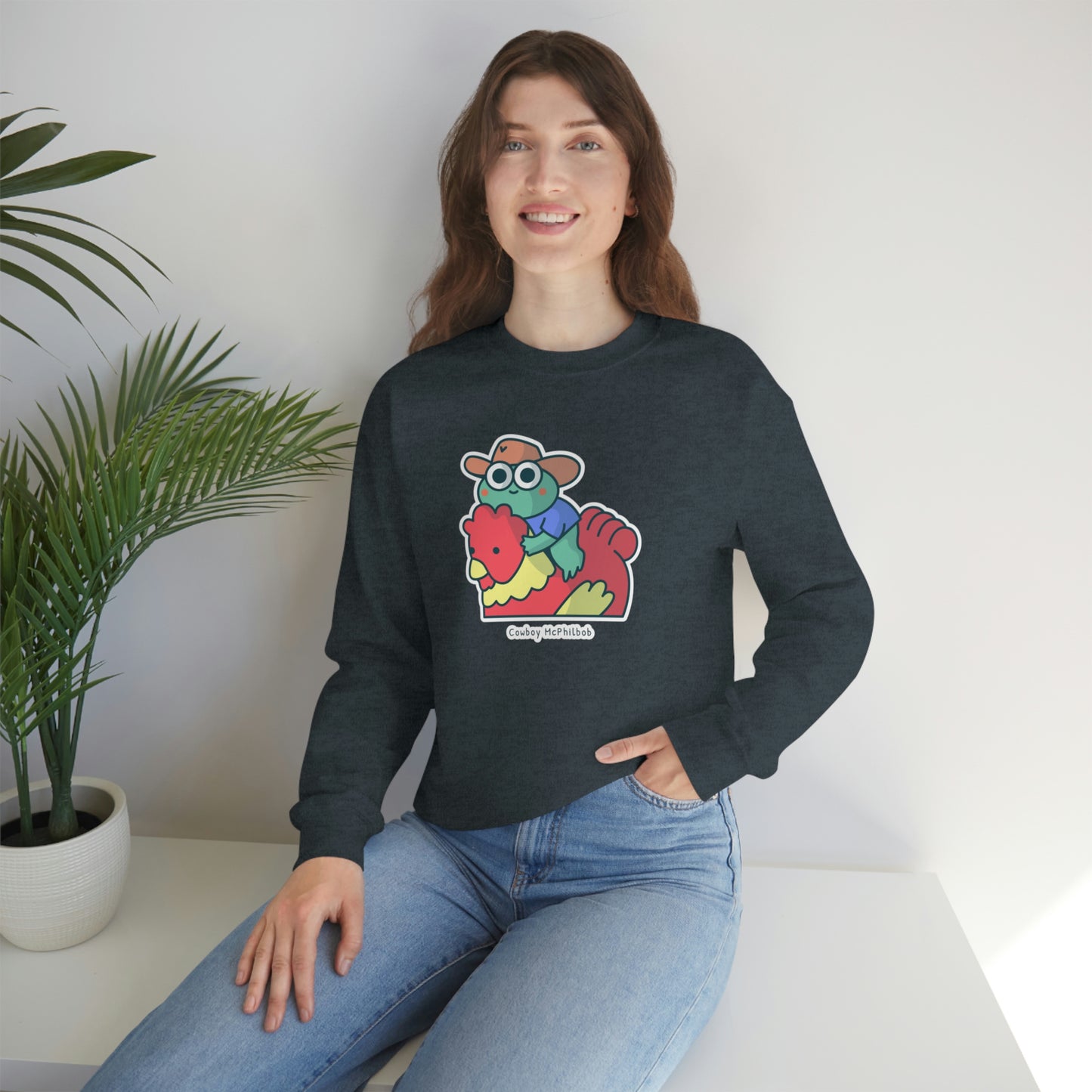 Cowboy McPhilbob Unisex Heavy Blend™ Crewneck Sweatshirt