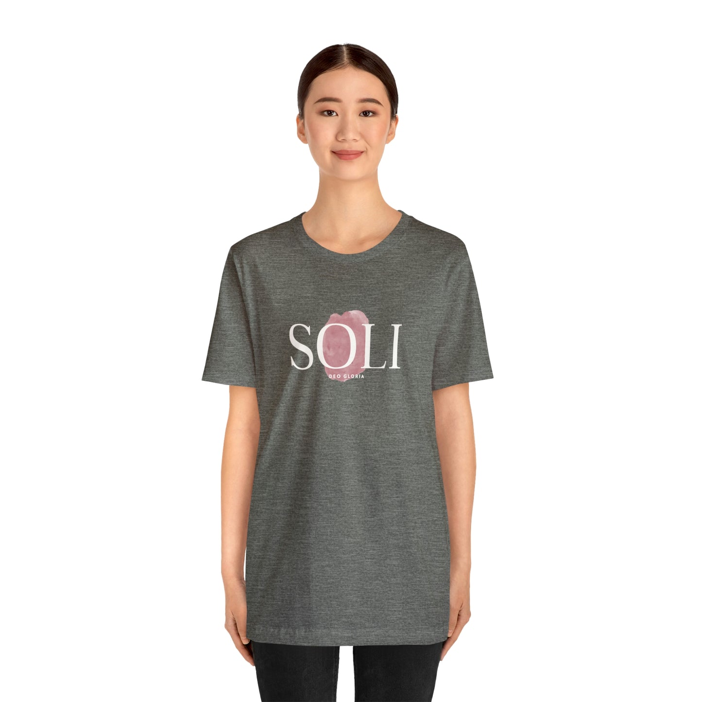 Soli Deo Gloria Paintbrush Unisex Jersey Short Sleeve Tee